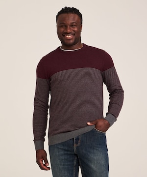 Chandail à encolure ras du cou pour hommes, Denver Hayes