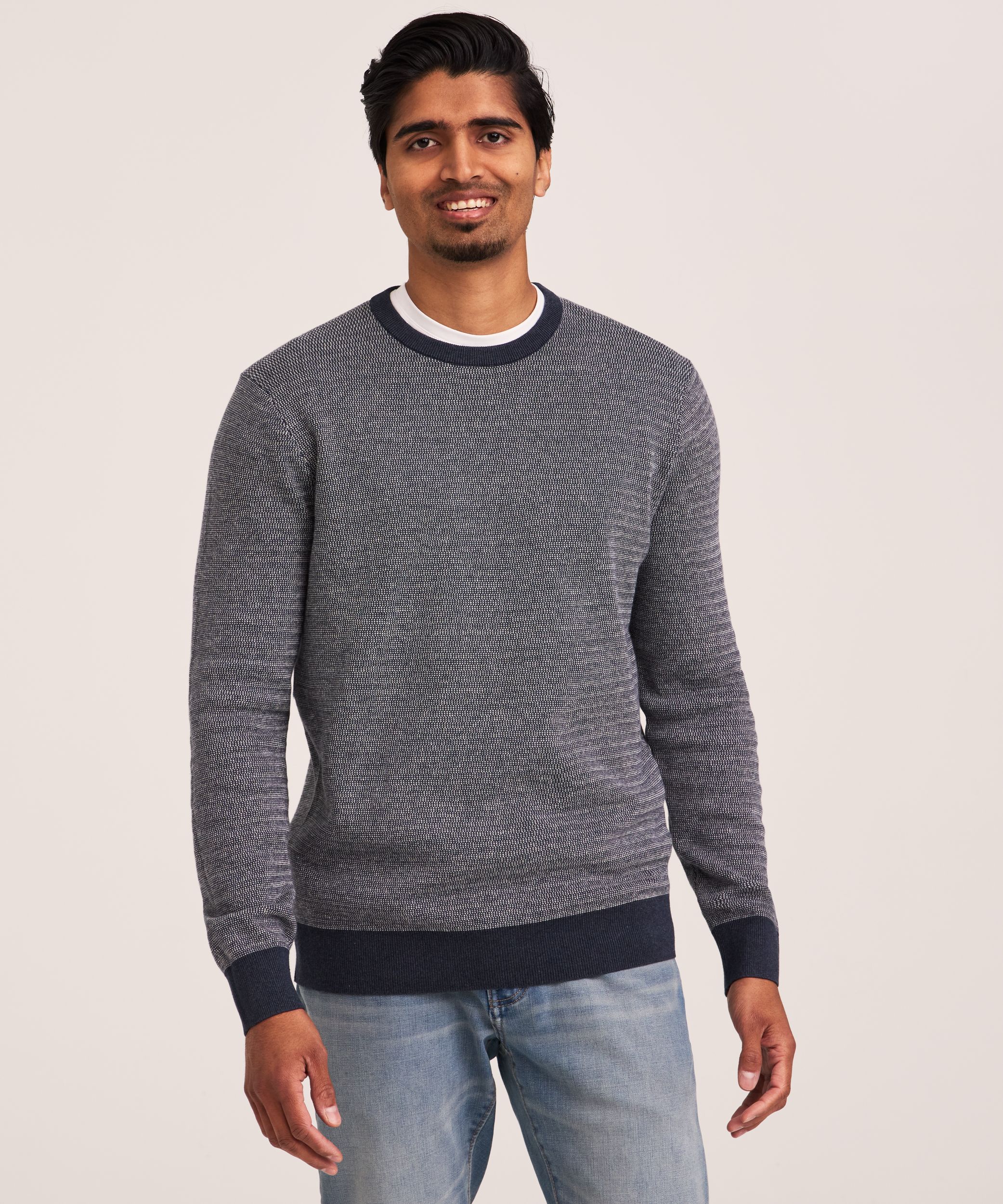 Chandail à encolure ras du cou pour hommes, Denver Hayes