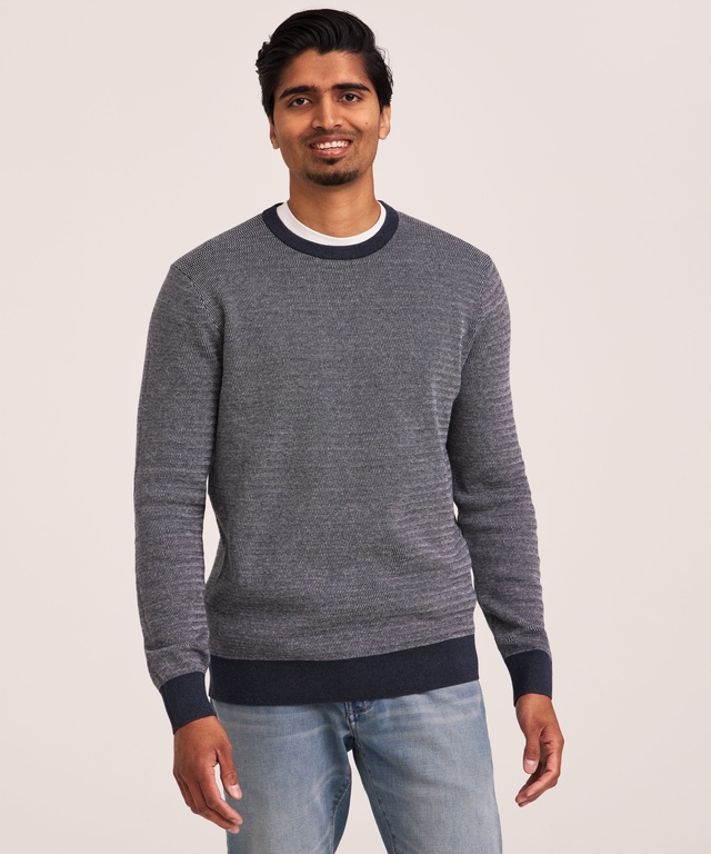 Chandail à encolure ras du cou pour hommes, Denver Hayes