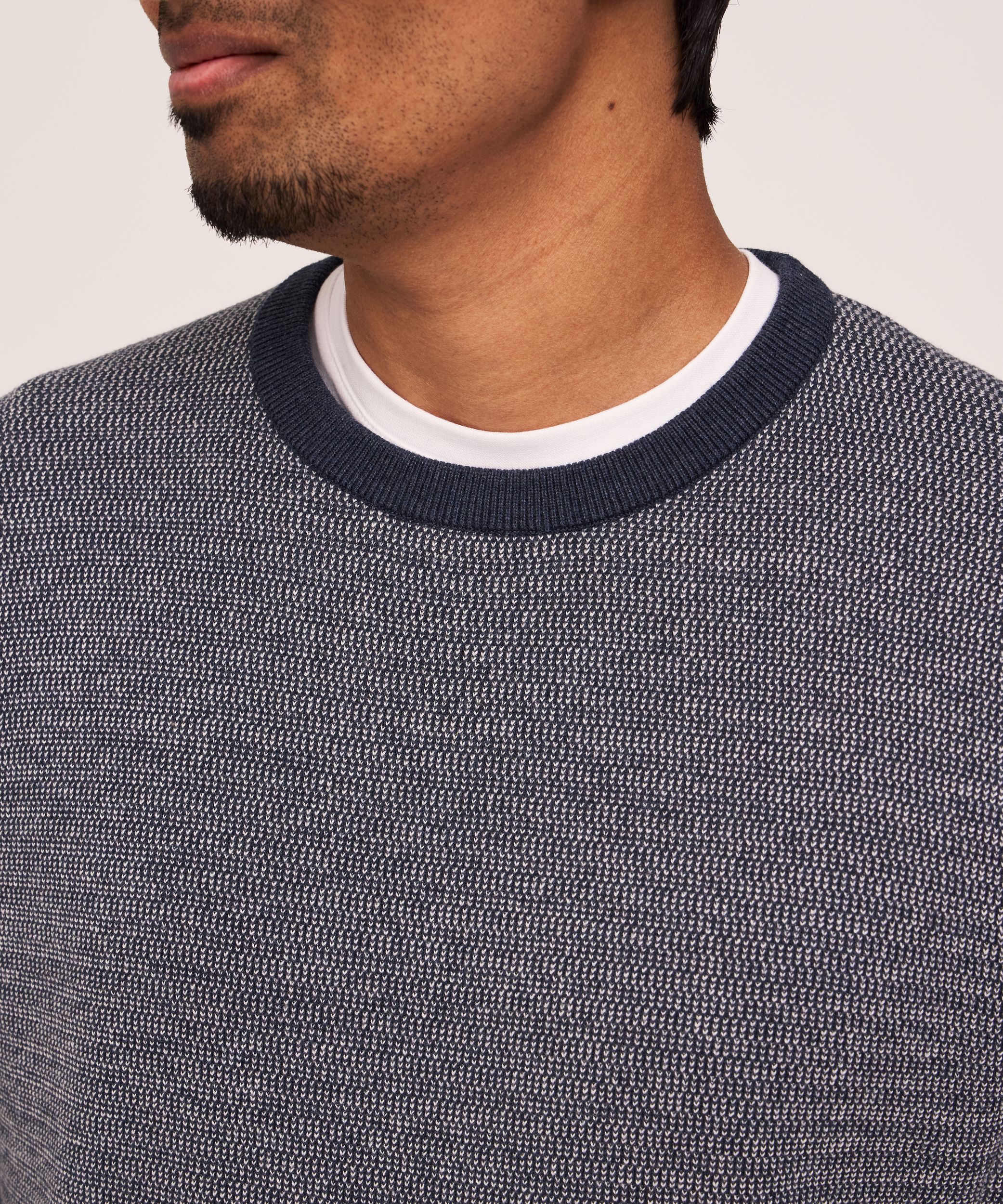 Chandail à encolure ras du cou pour hommes, Denver Hayes