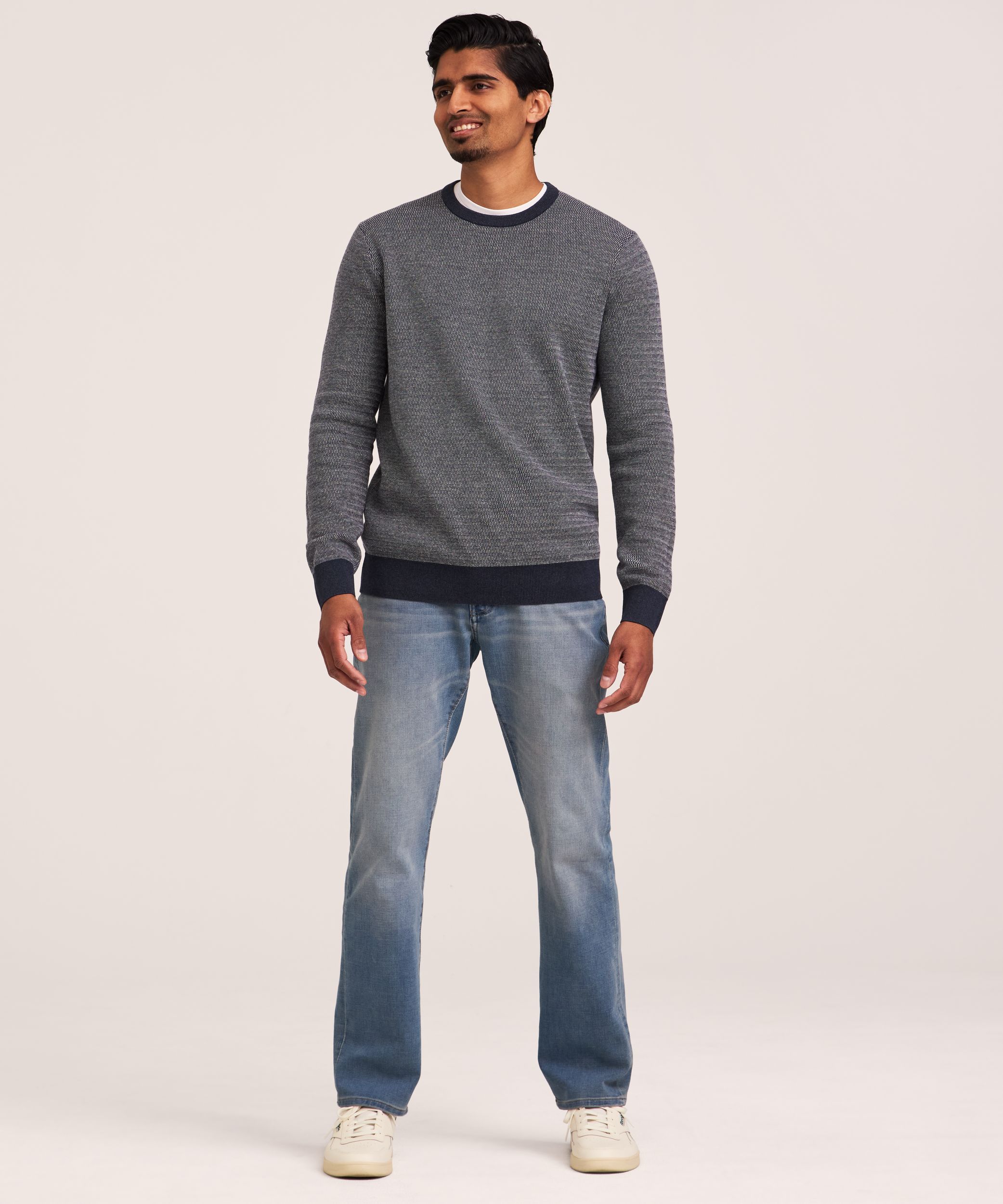 Chandail à encolure ras du cou pour hommes, Denver Hayes