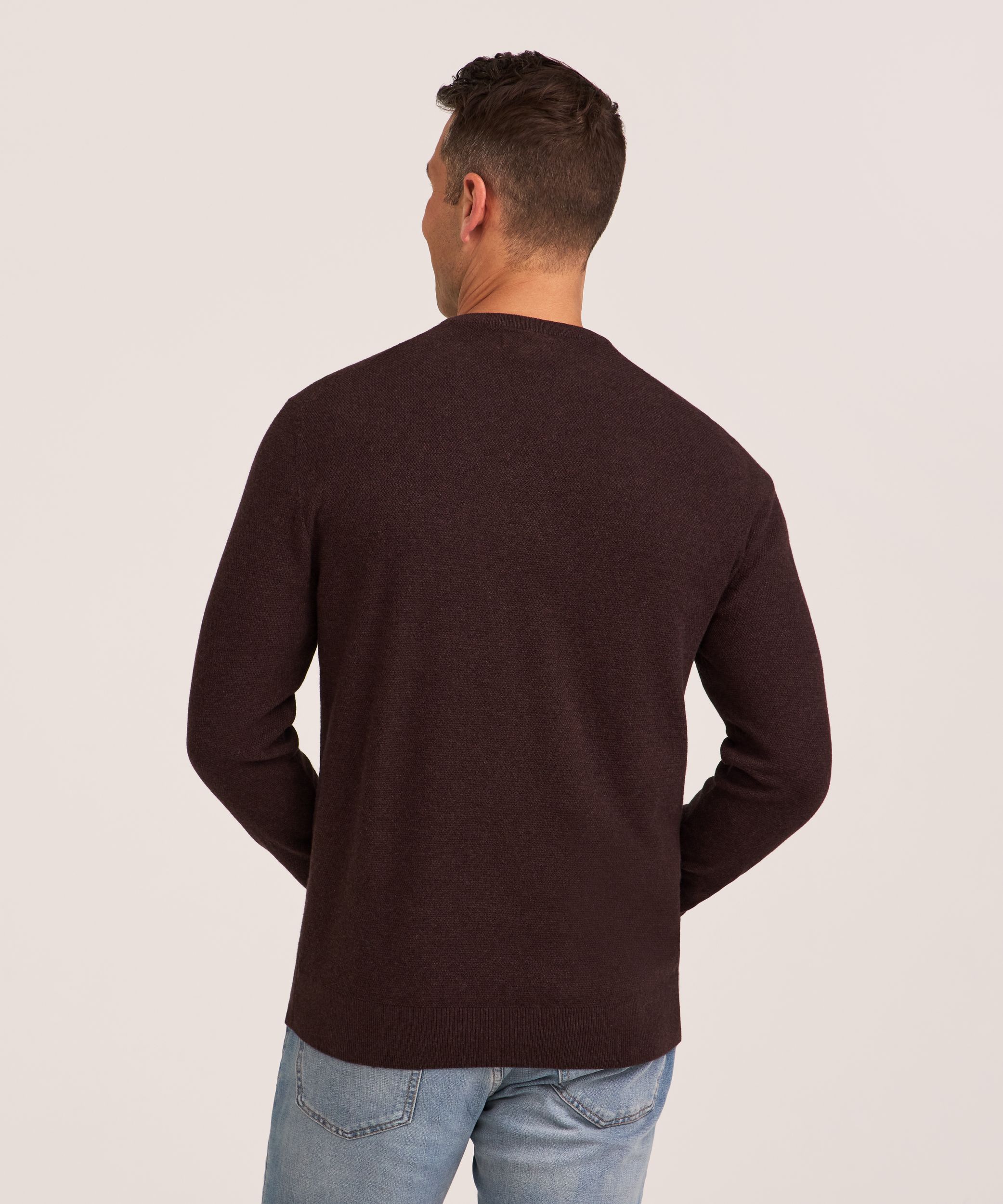 Chandail à encolure ras du cou pour hommes, Denver Hayes