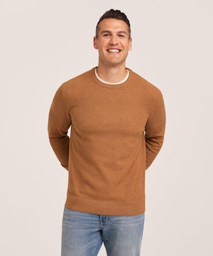 Chandail à encolure ras du cou pour hommes, Denver Hayes