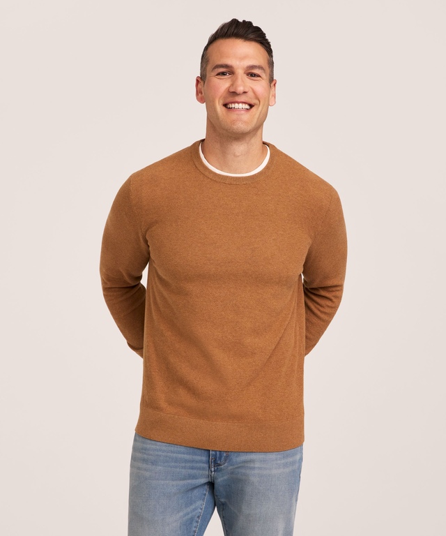 Chandail à encolure ras du cou pour hommes, Denver Hayes