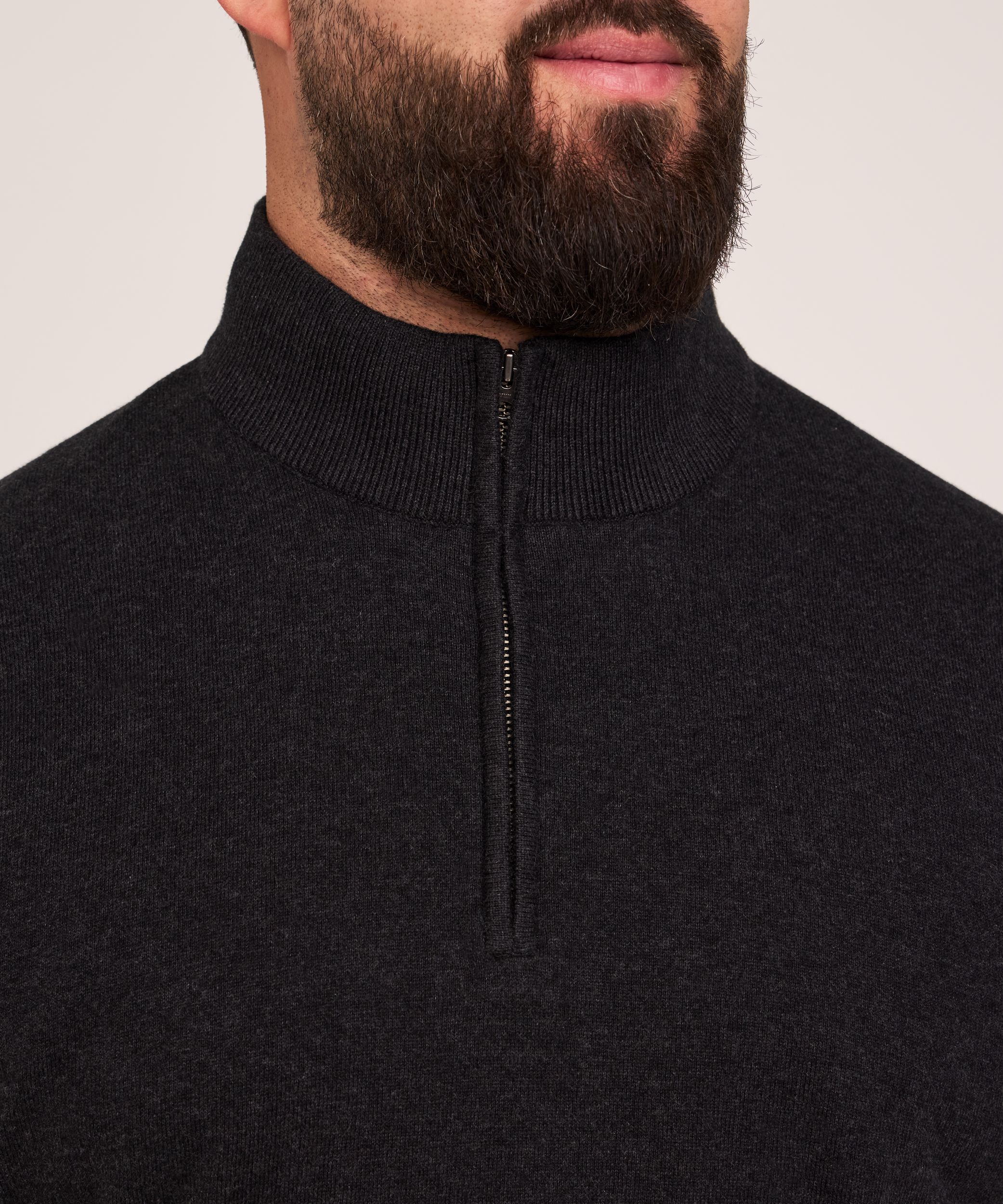 Chandail à glissière 1/4 pour hommes, Denver Hayes