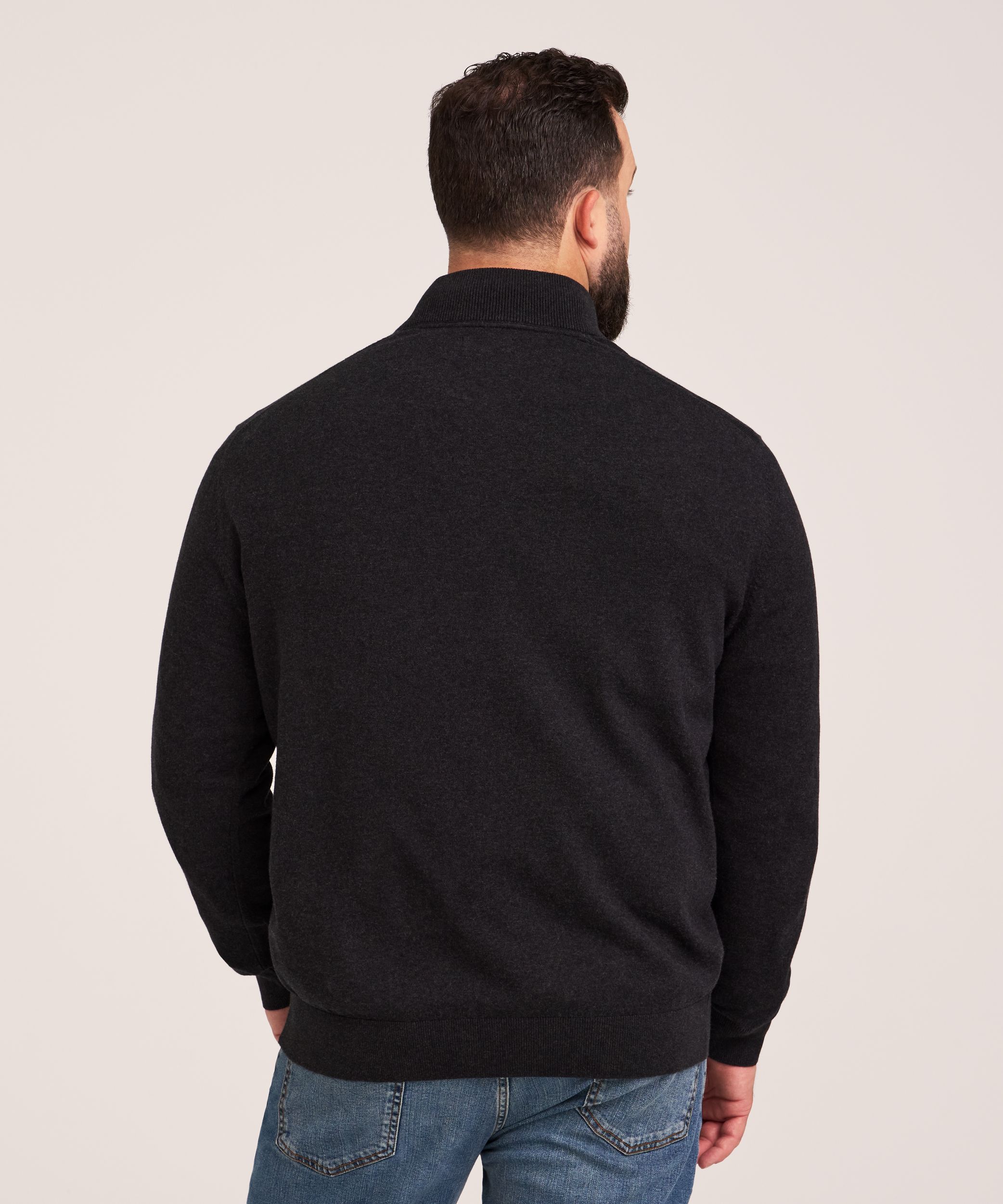 Chandail à glissière 1/4 pour hommes, Denver Hayes