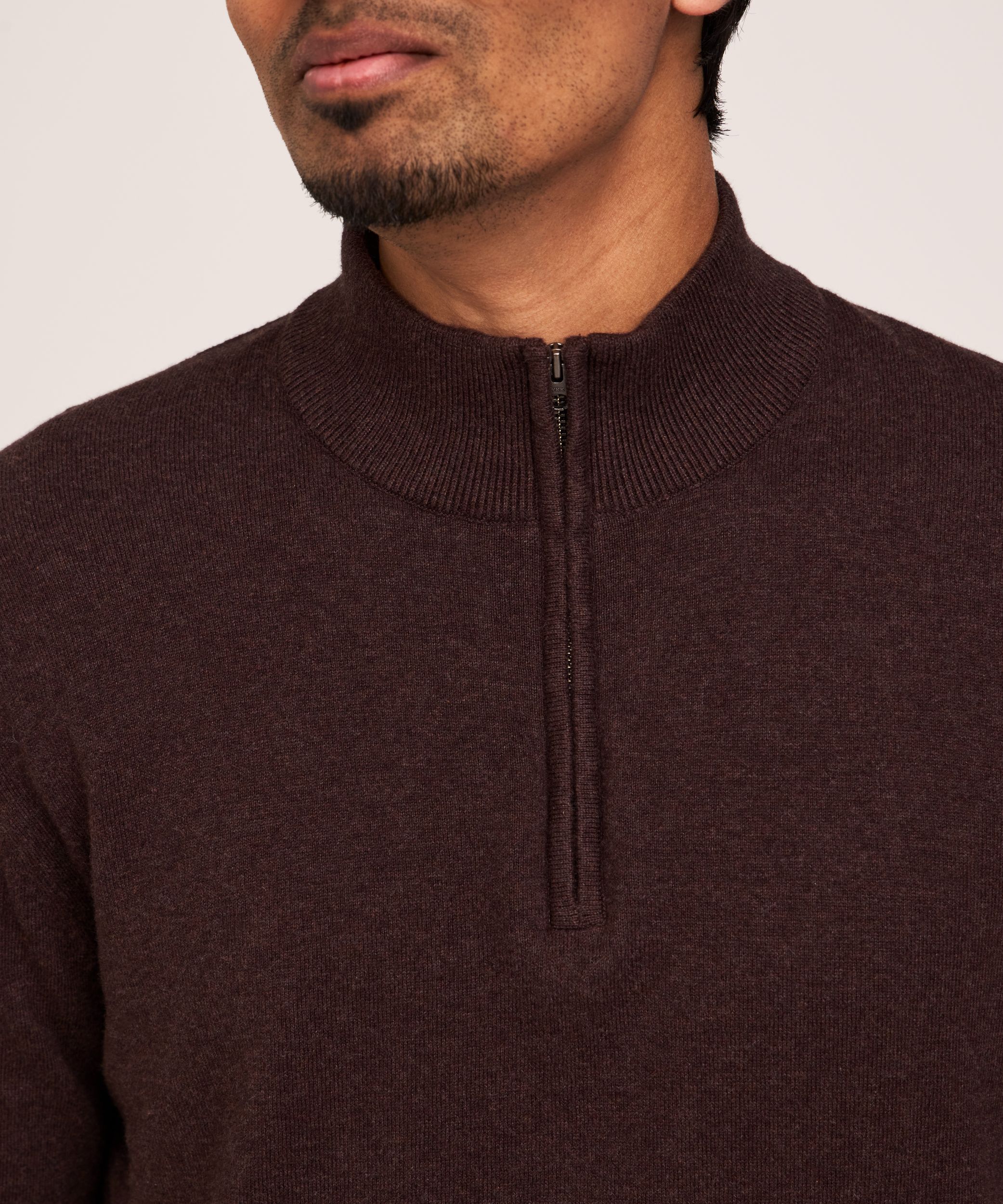 Chandail à glissière 1/4 pour hommes, Denver Hayes