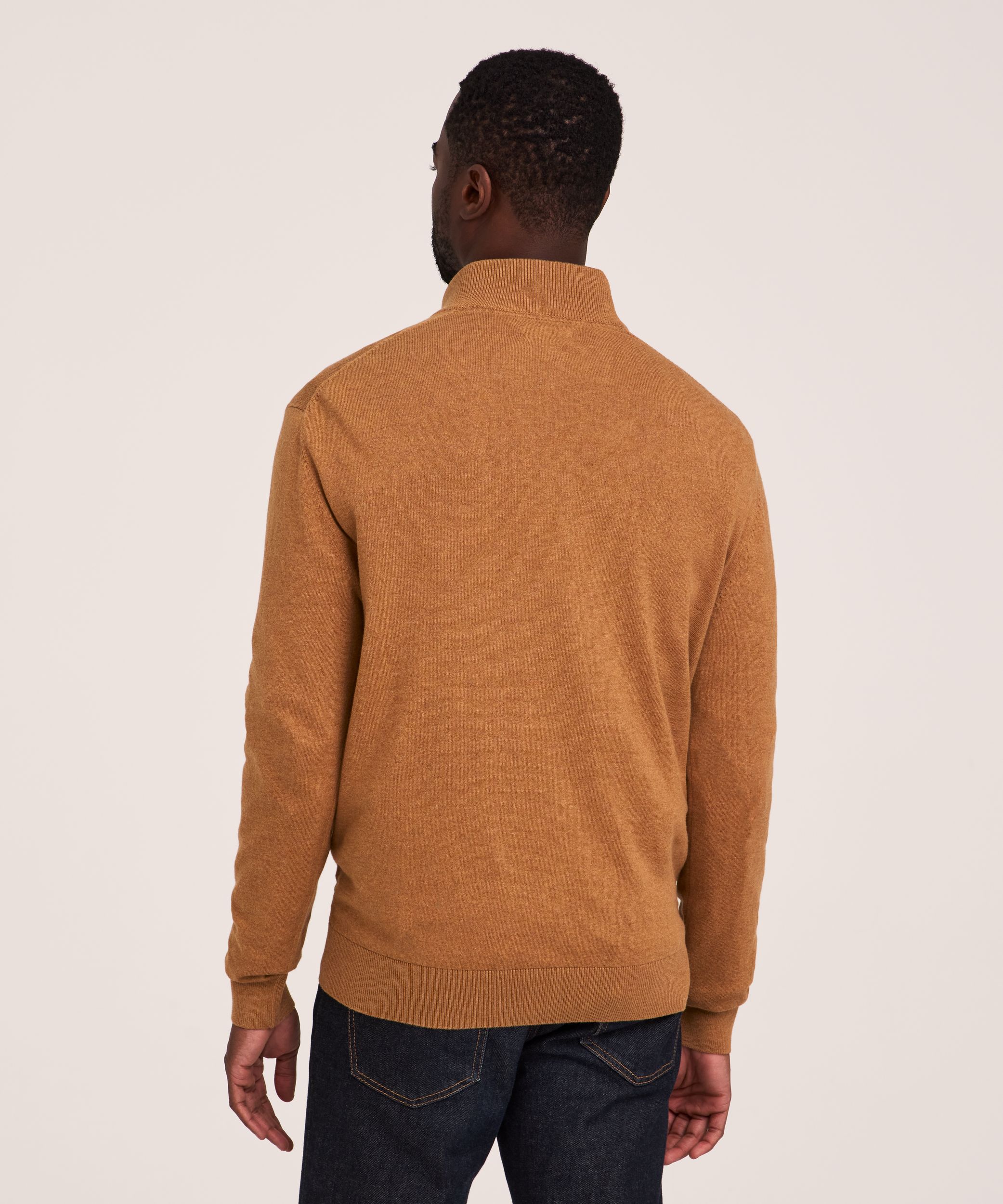 Denver Hayes Men's Quarter Zip Sweater