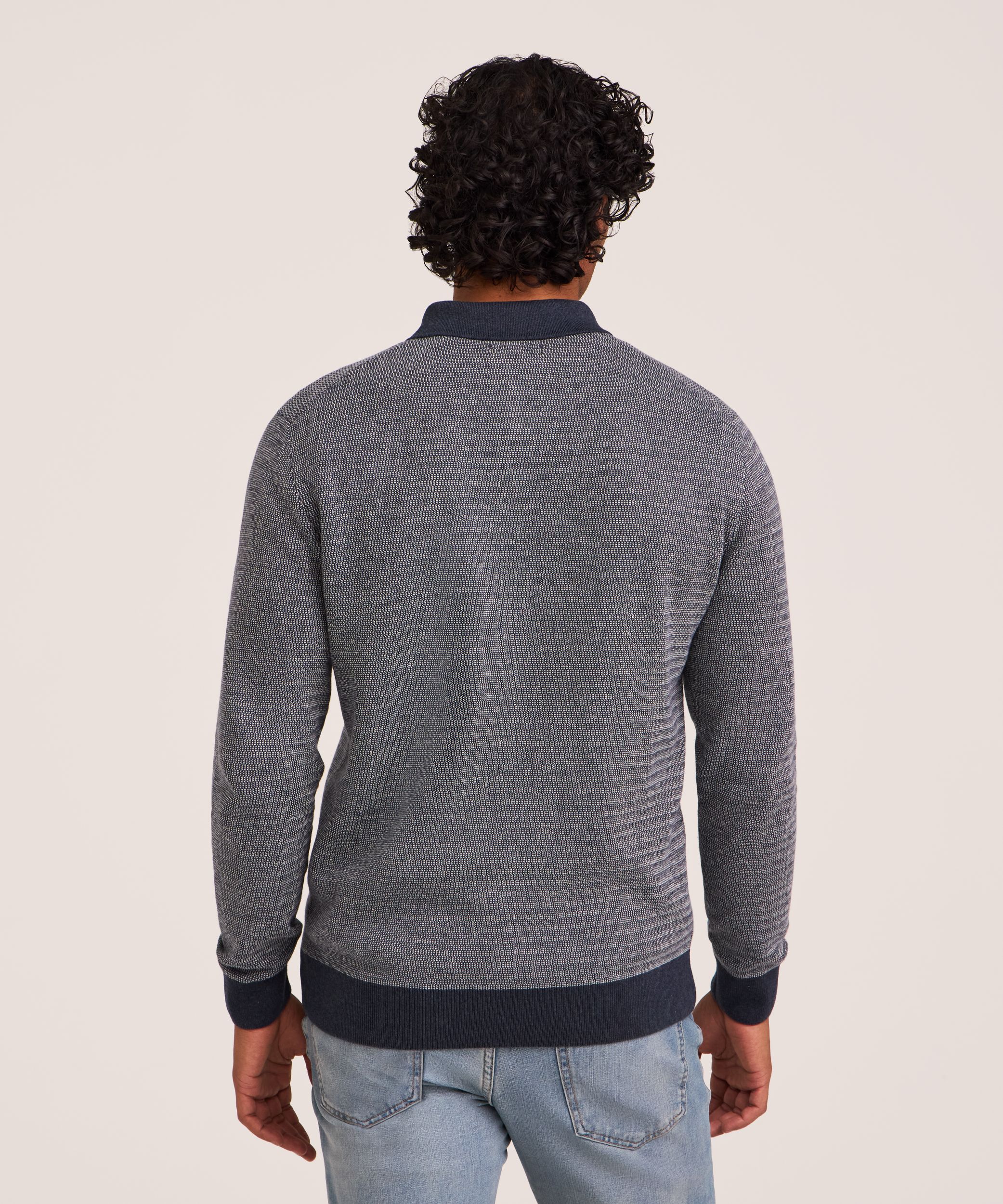 Polo en tissu à œil pour hommes, Denver Hayes