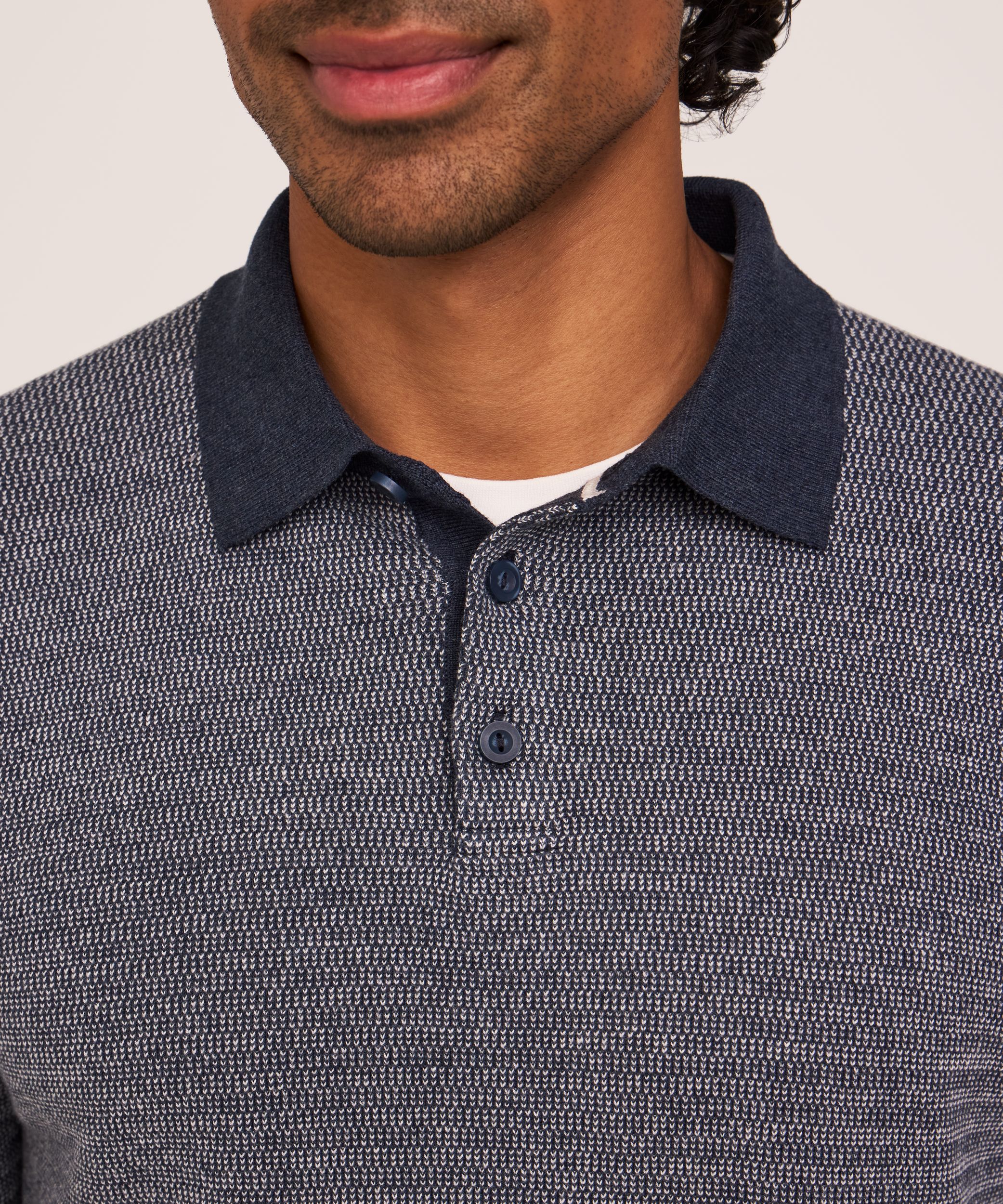 Polo en tissu à œil pour hommes, Denver Hayes