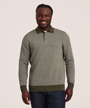 Polo en tissu à œil pour hommes, Denver Hayes