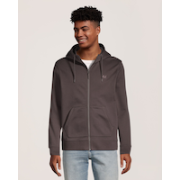 Chandail à capuche en molleton à glissière pleine longueur pour hommes, Helly Hansen Front_Flat