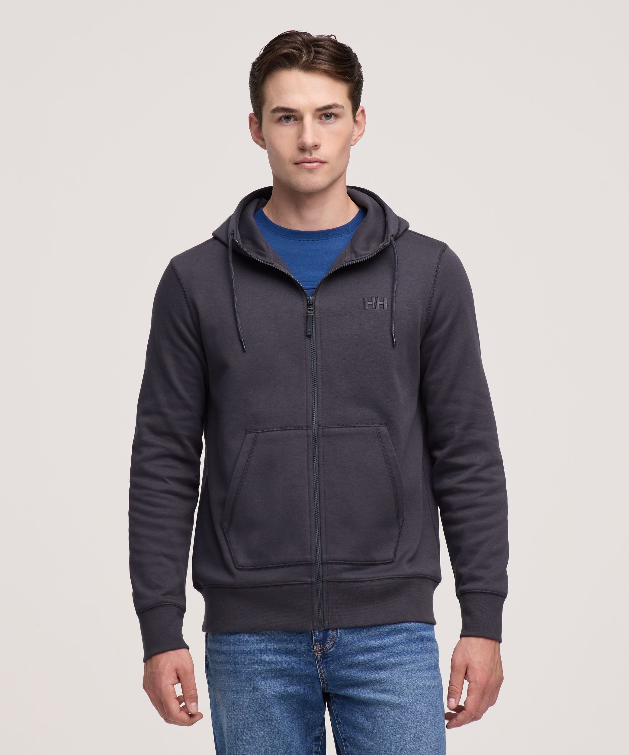 Chandail à capuche en molleton à glissière pleine longueur pour hommes, Helly Hansen
