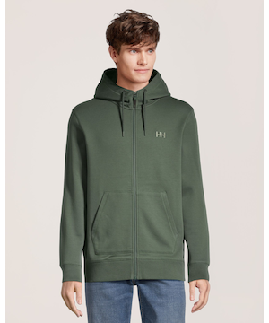 Chandail à capuche en molleton à glissière pleine longueur pour hommes, Helly Hansen