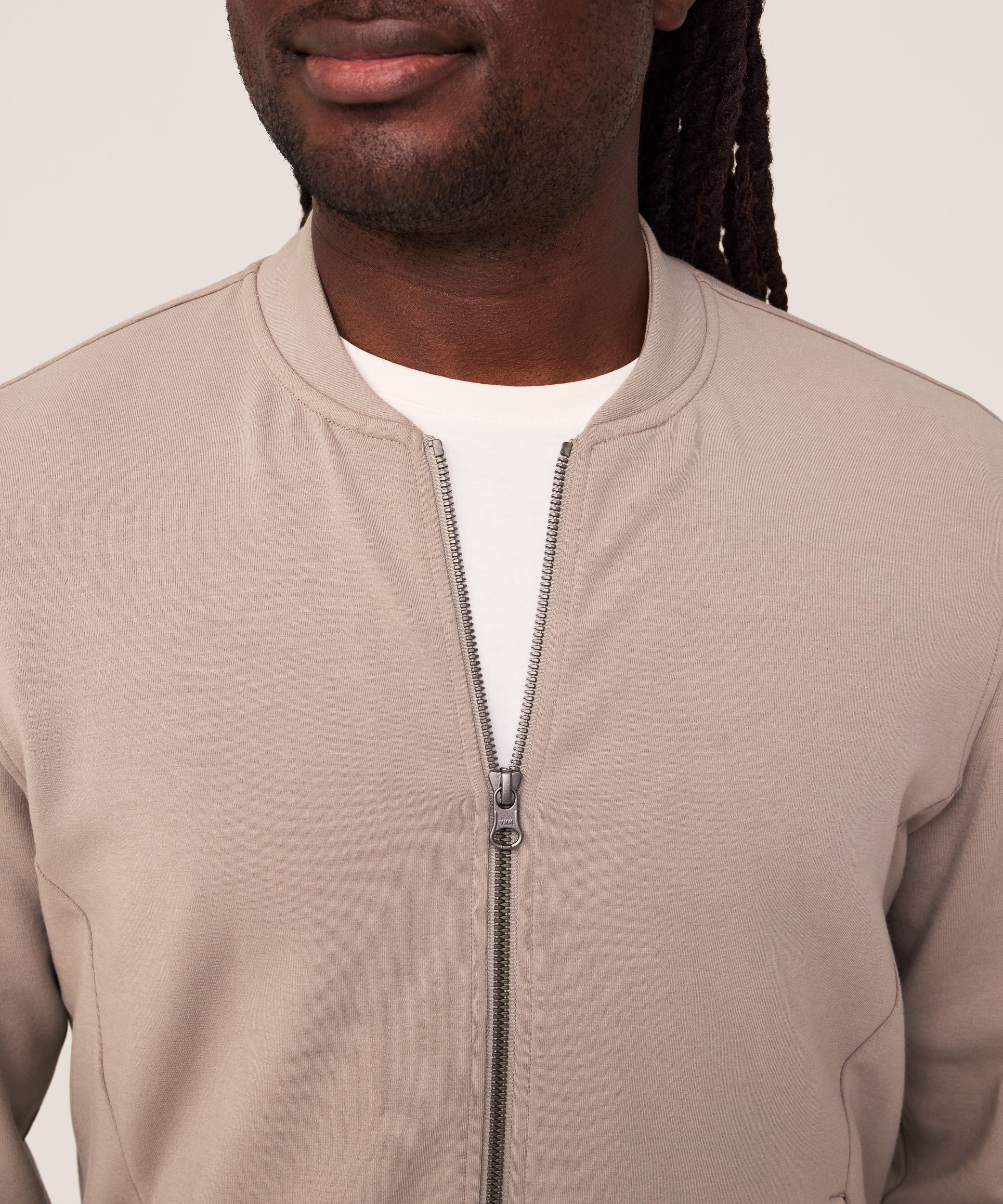 Denver Hayes Performance Men's Tech Full Zip Bomber Jacket