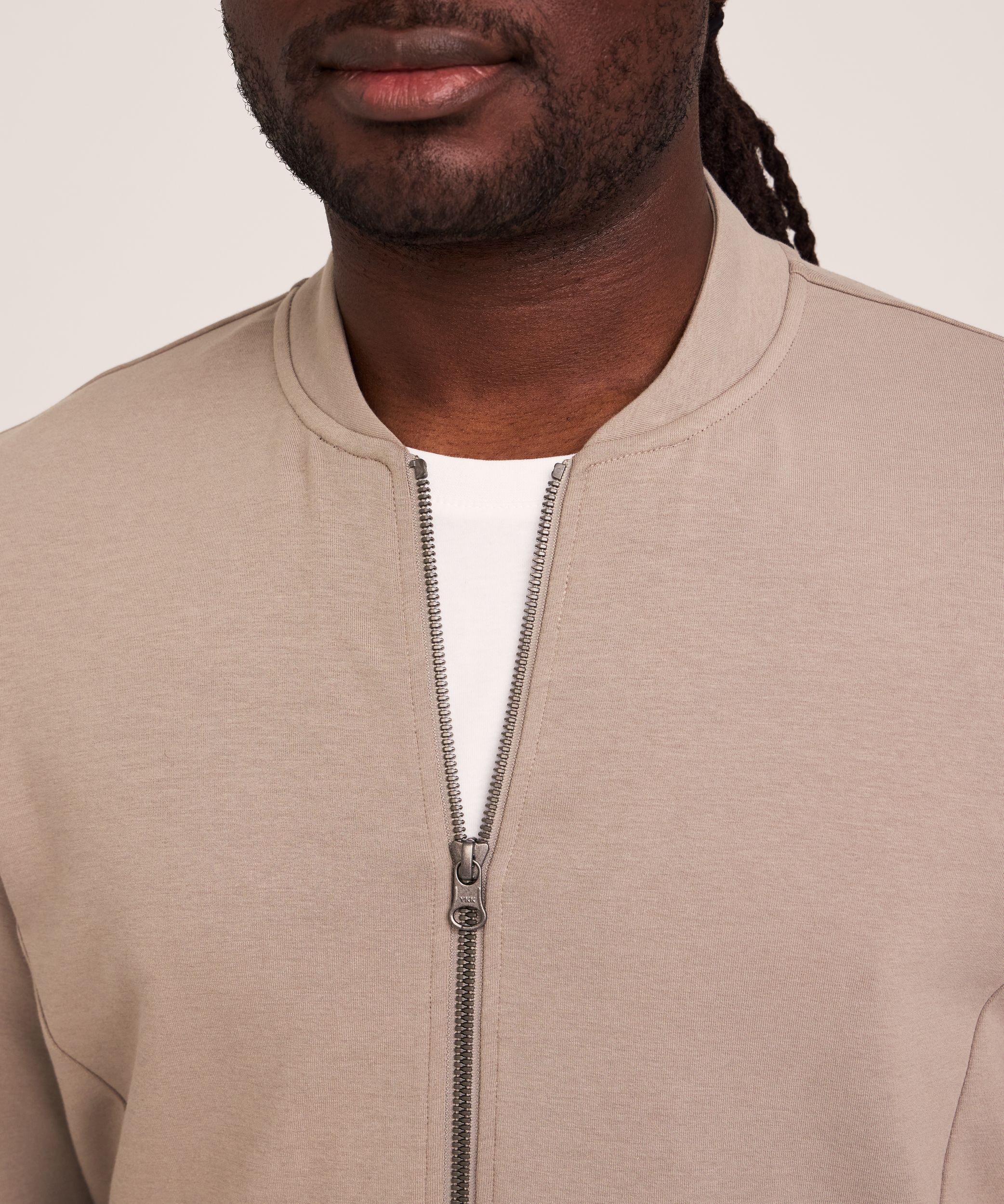 Denver Hayes Performance Men's Tech Full Zip Bomber Jacket