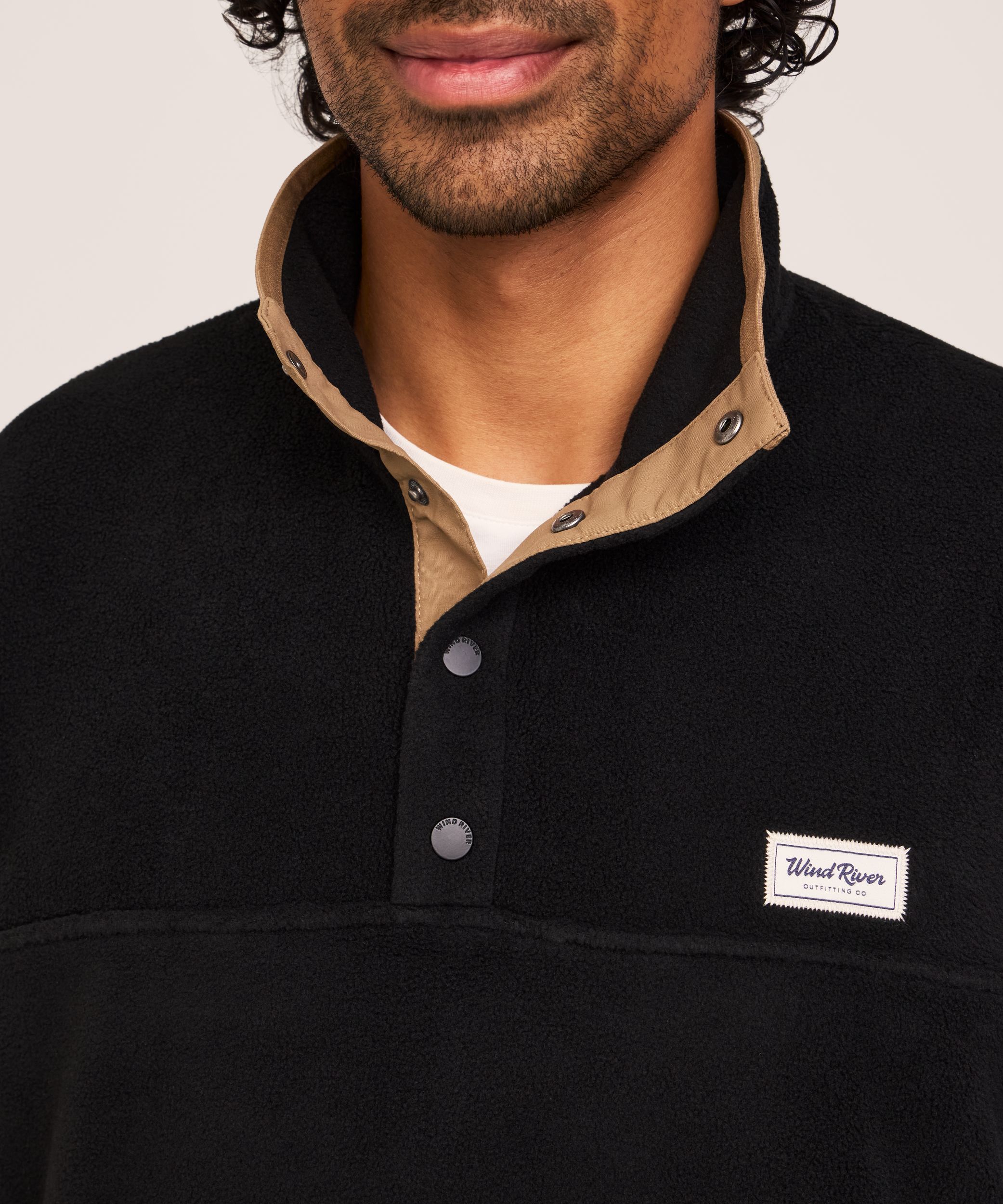 WindRiver Men's T-Max Heat Quarter Snap Fleece Pullover