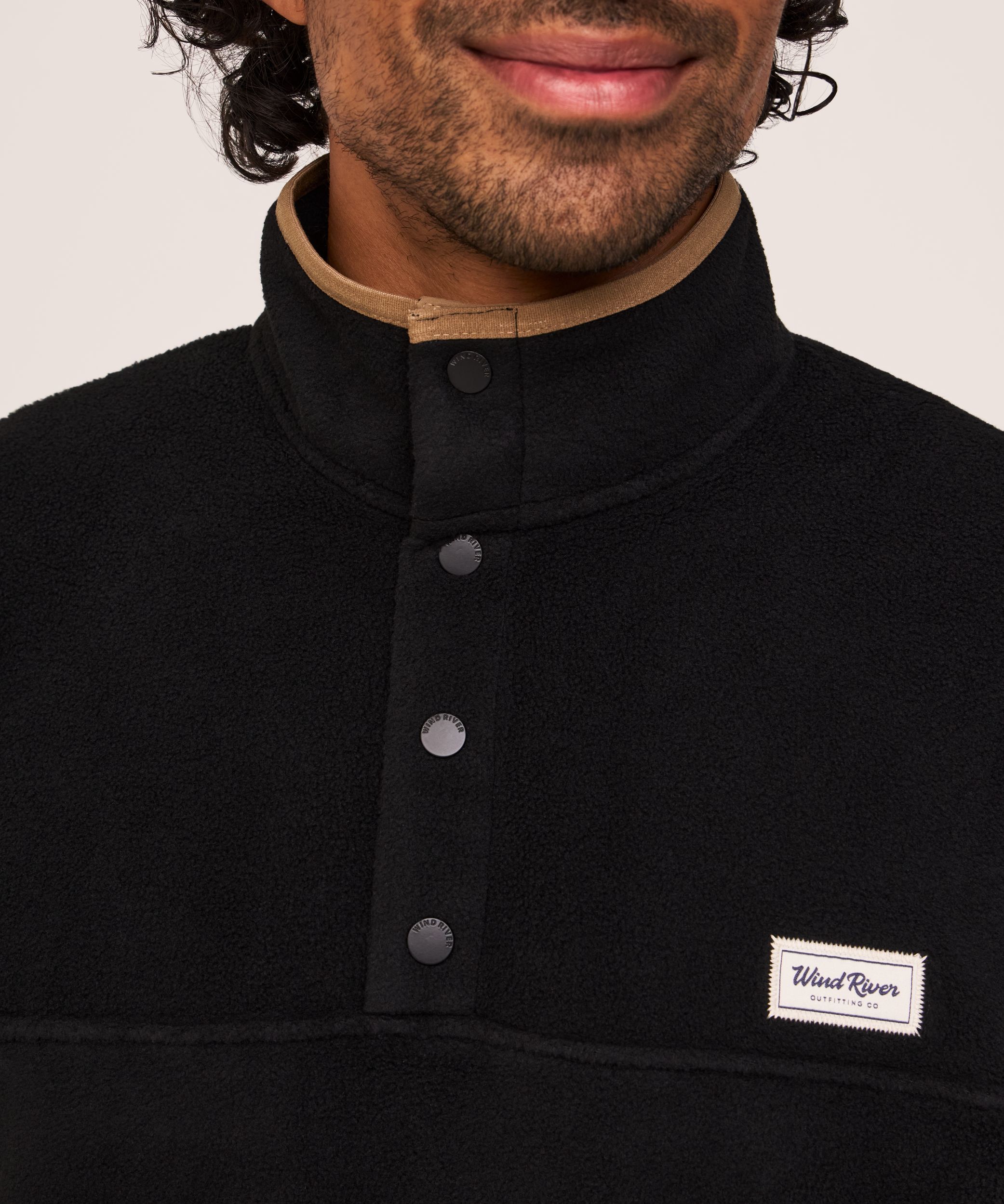 WindRiver Men's T-Max Heat Quarter Snap Fleece Pullover