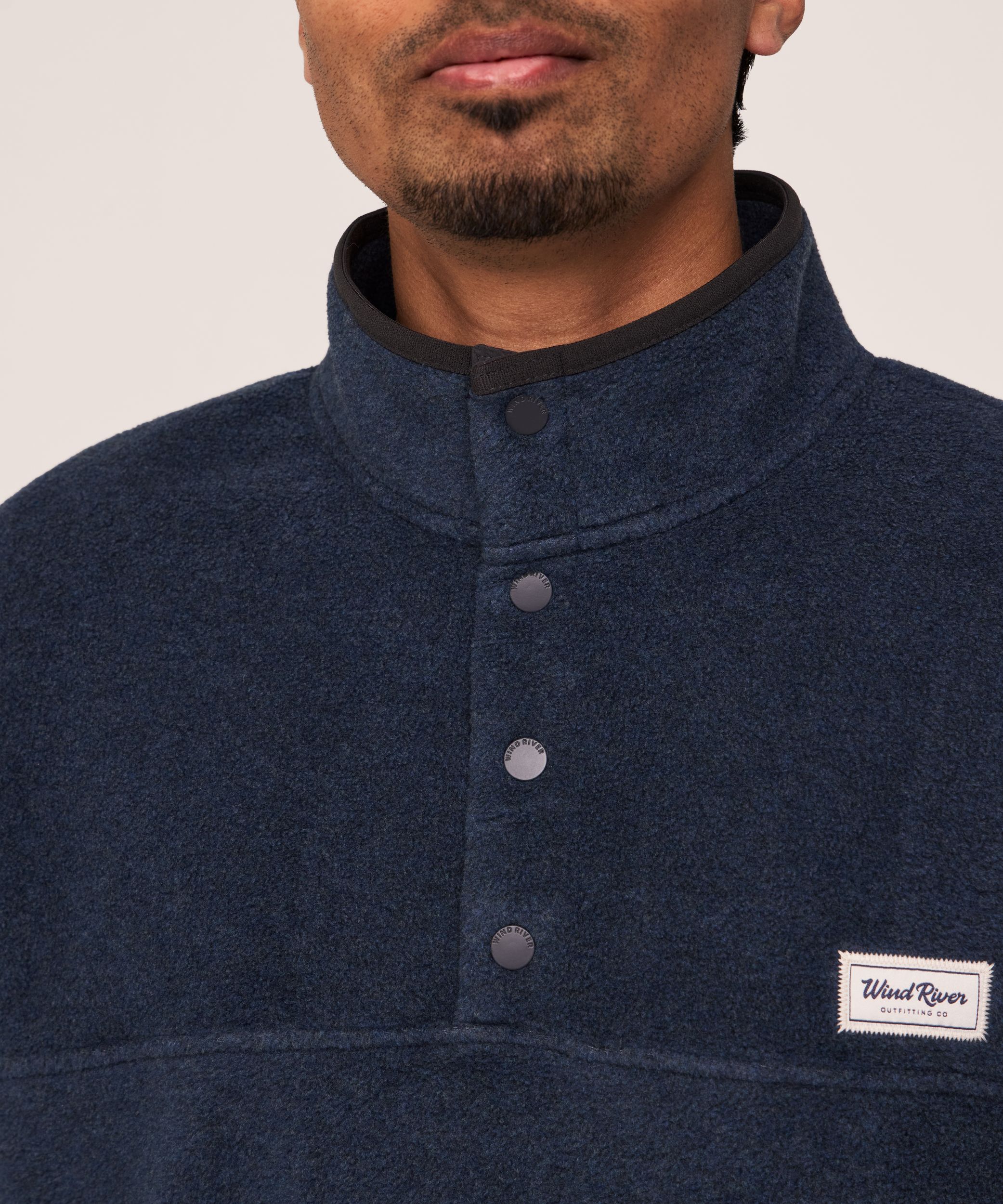 WindRiver Men's T-Max Heat Quarter Snap Fleece Pullover