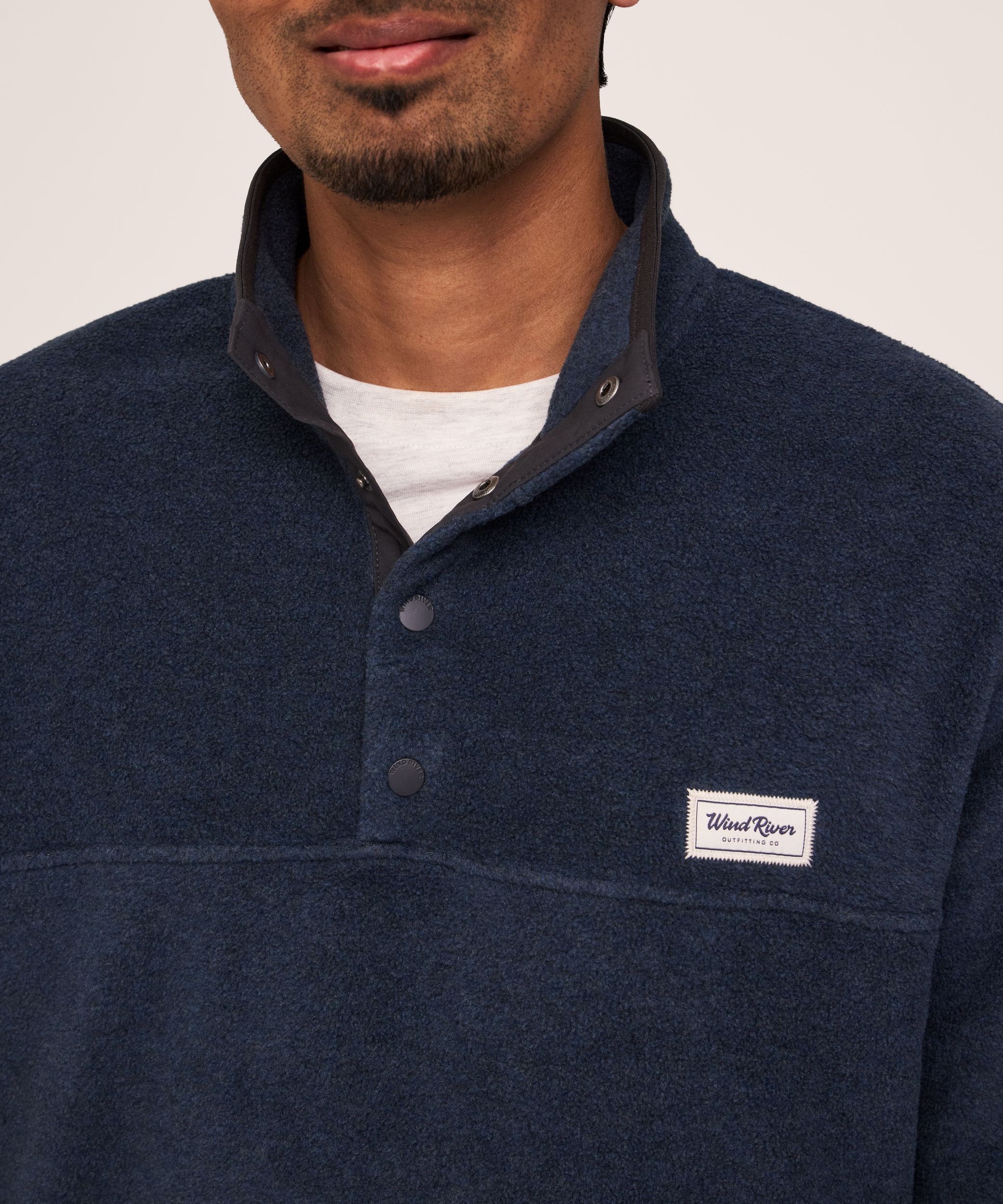 WindRiver Men's T-Max Heat Quarter Snap Fleece Pullover