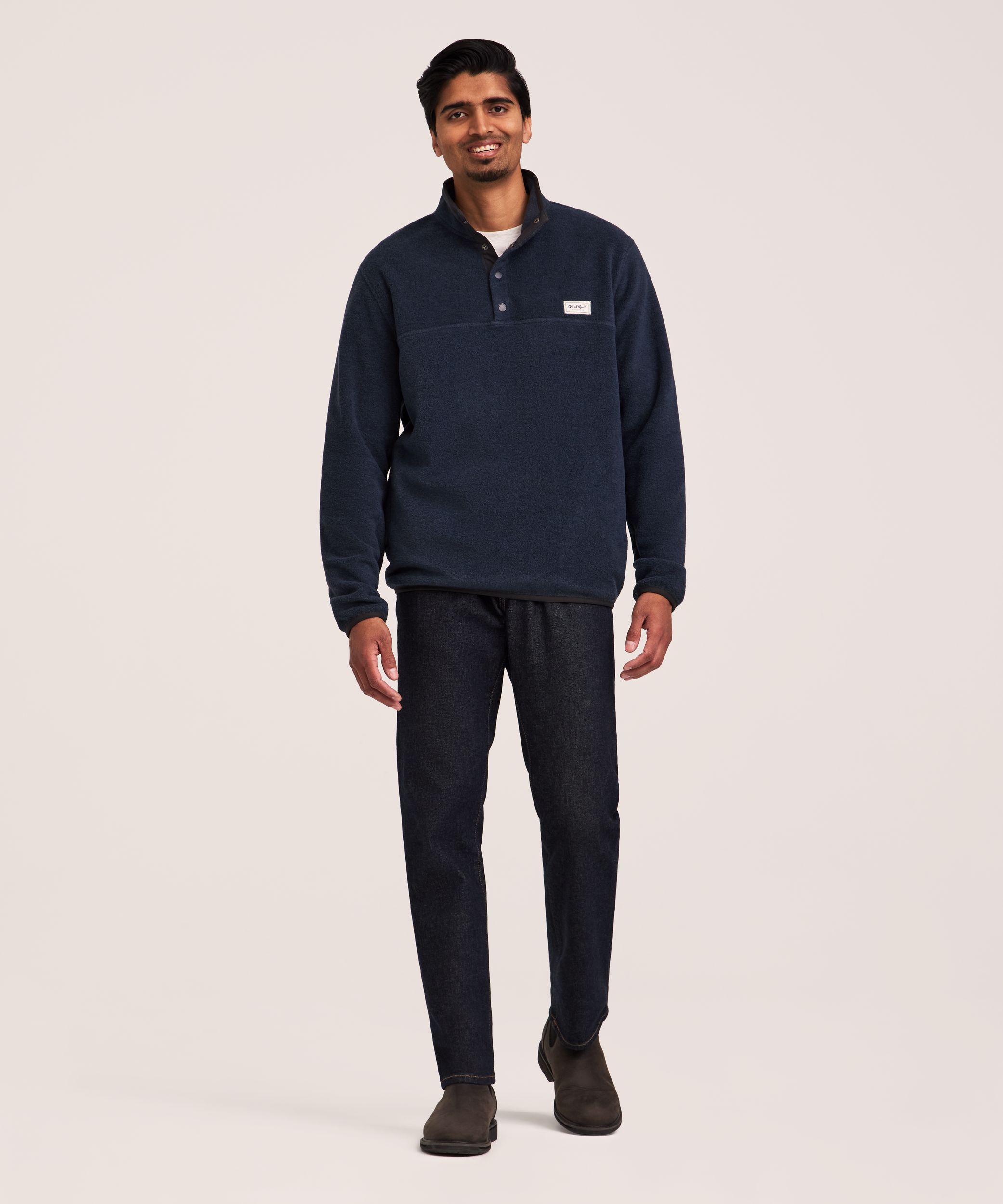 WindRiver Men's T-Max Heat Quarter Snap Fleece Pullover
