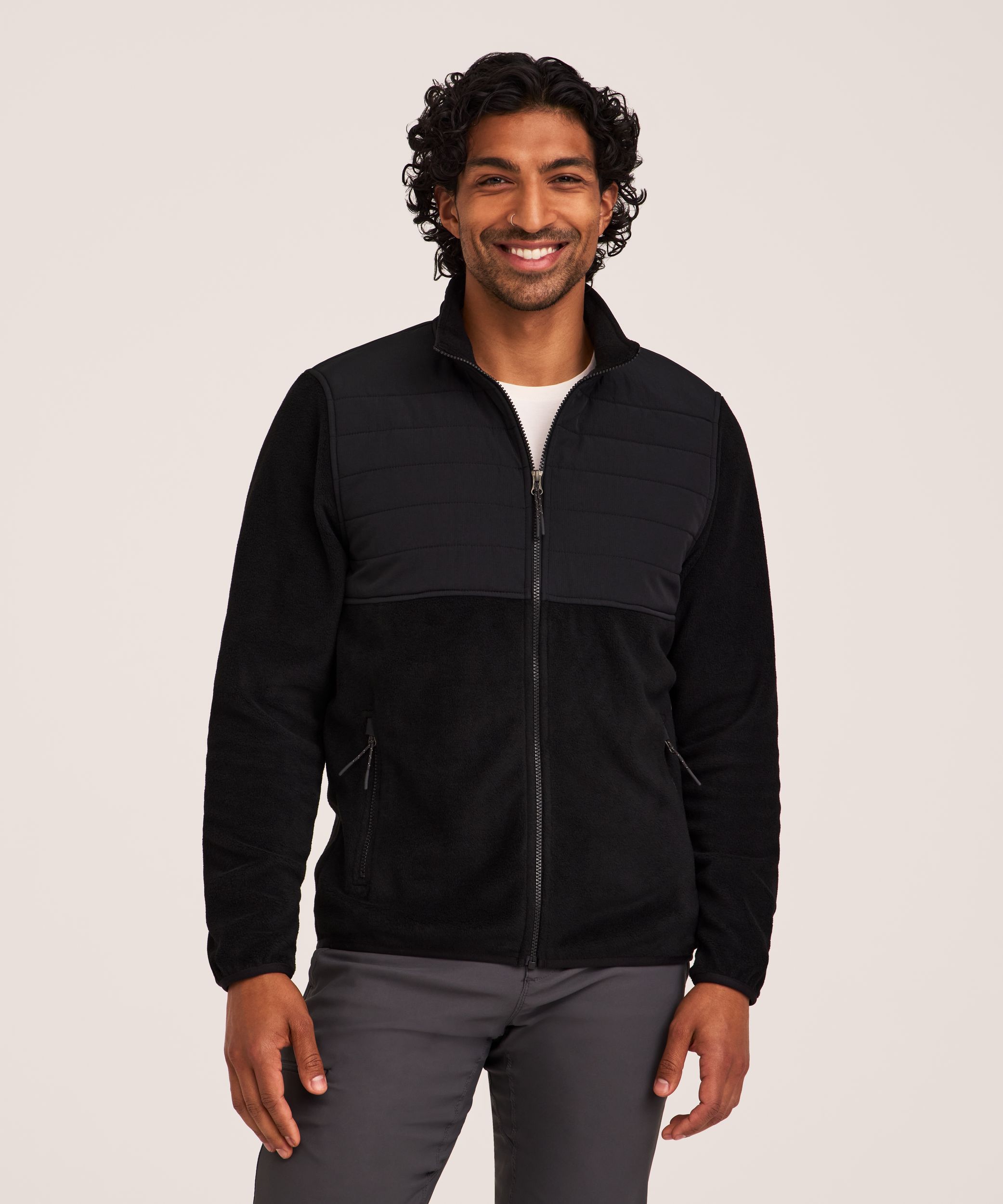 Veste en molleton à glissière pleine longueur avec T-Max Heat pour hommes, WindRiver