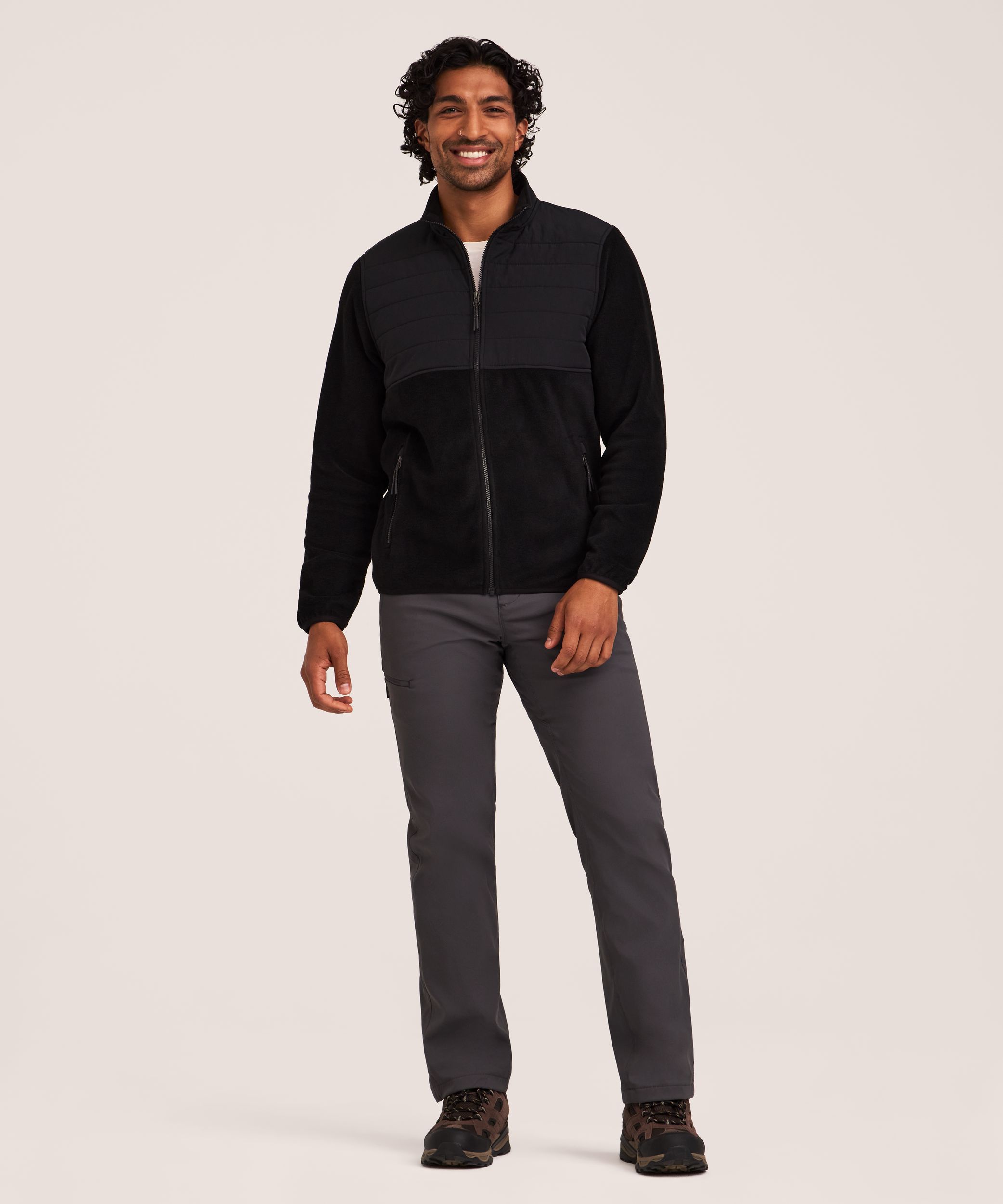 Veste en molleton à glissière pleine longueur avec T-Max Heat pour hommes, WindRiver