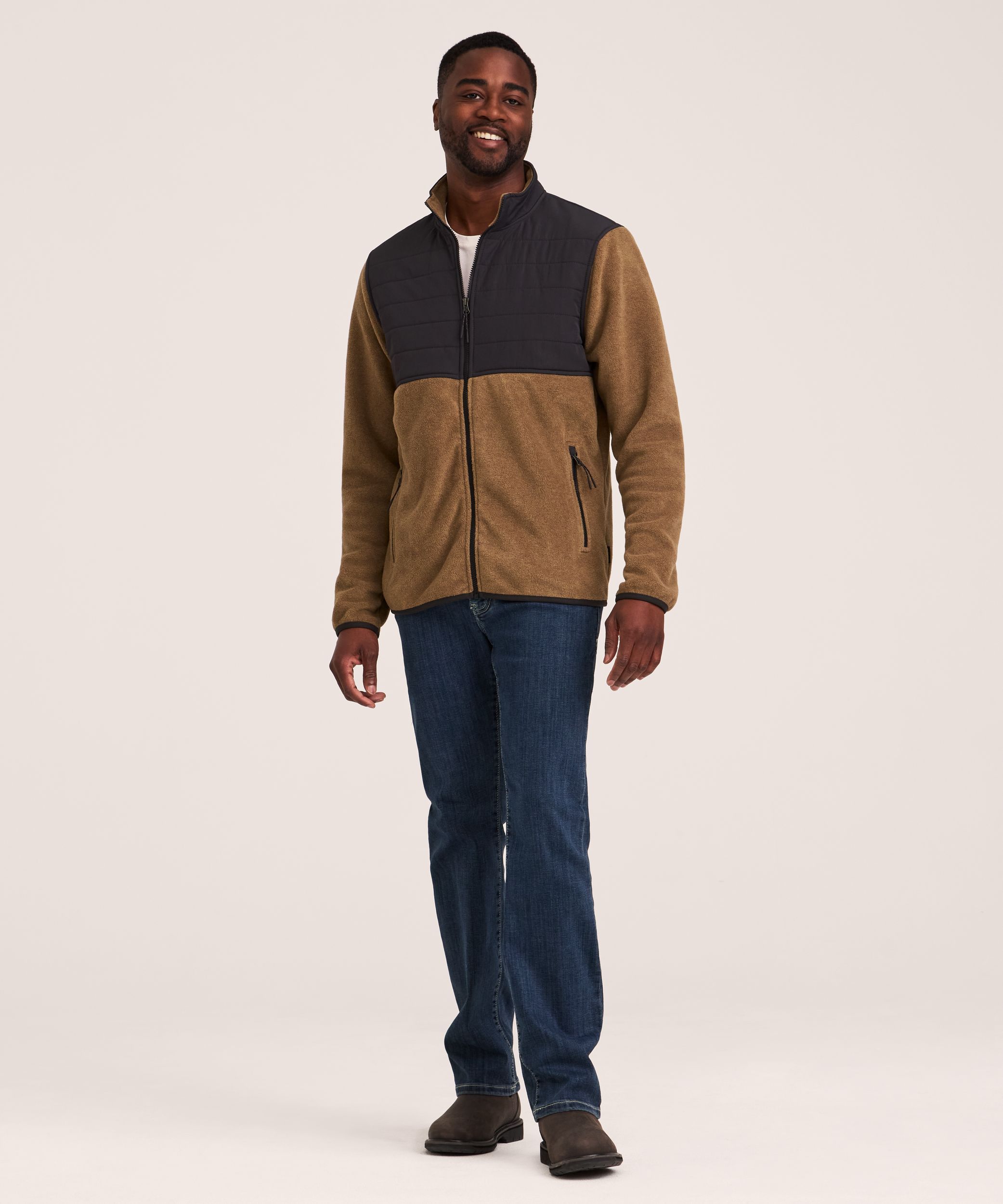 WindRiver Men's T-Max Heat Full Zip Fleece Jacket