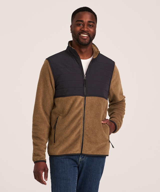 WindRiver Men's T-Max Heat Full Zip Fleece Jacket