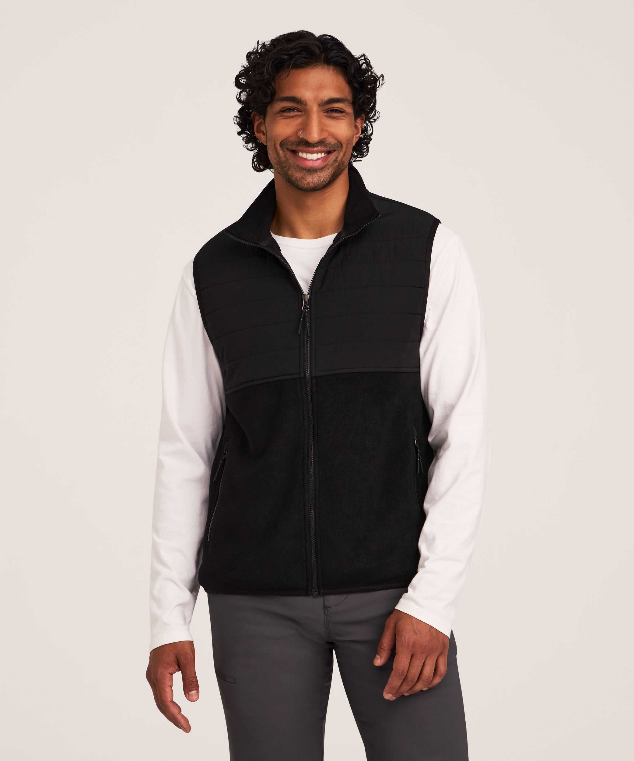 WindRiver Men's T-Max Heat Quilted Fleece Vest