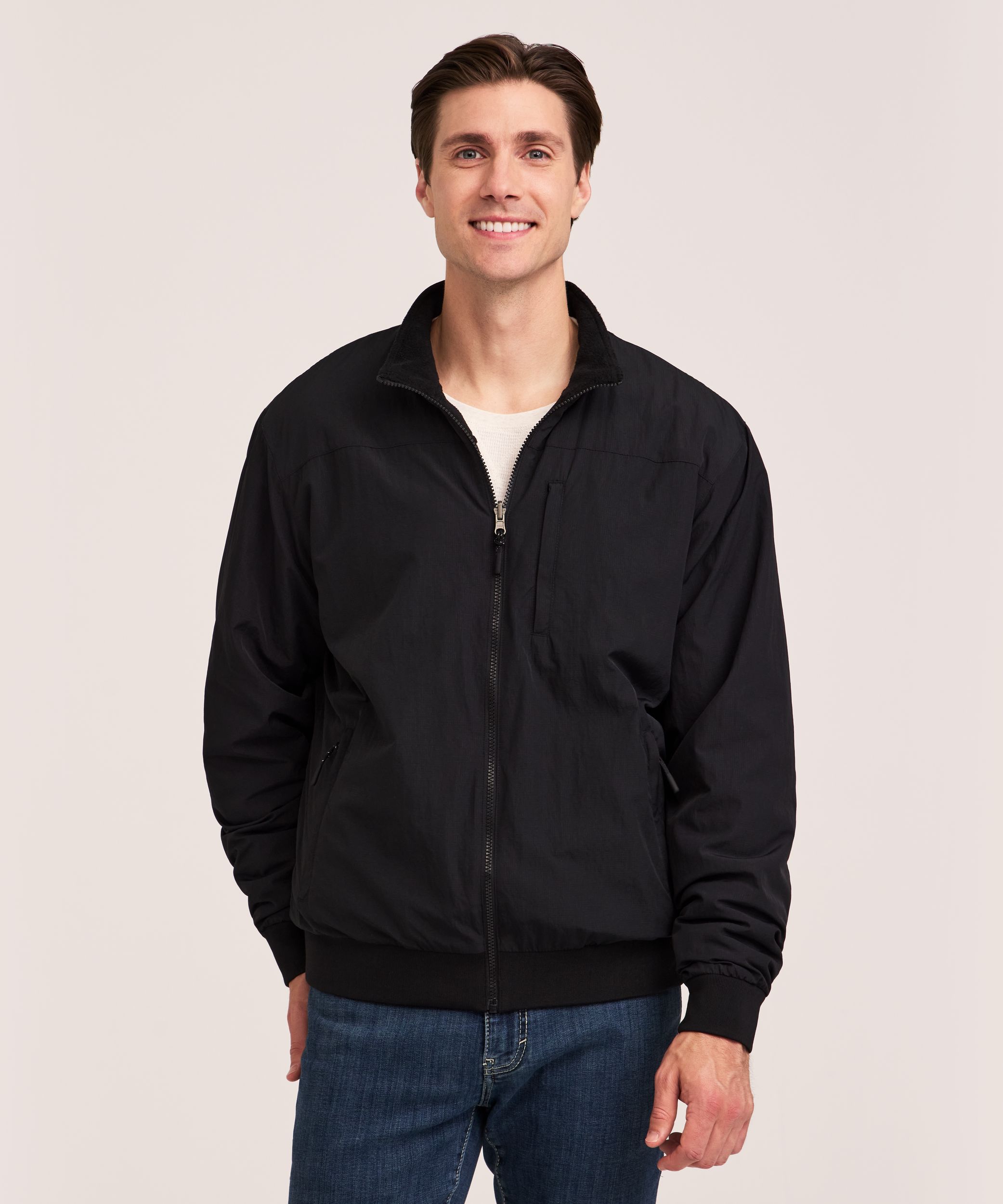WindRiver Men's T-Max Heat® Reversible Full-Zip Fleece Jacket