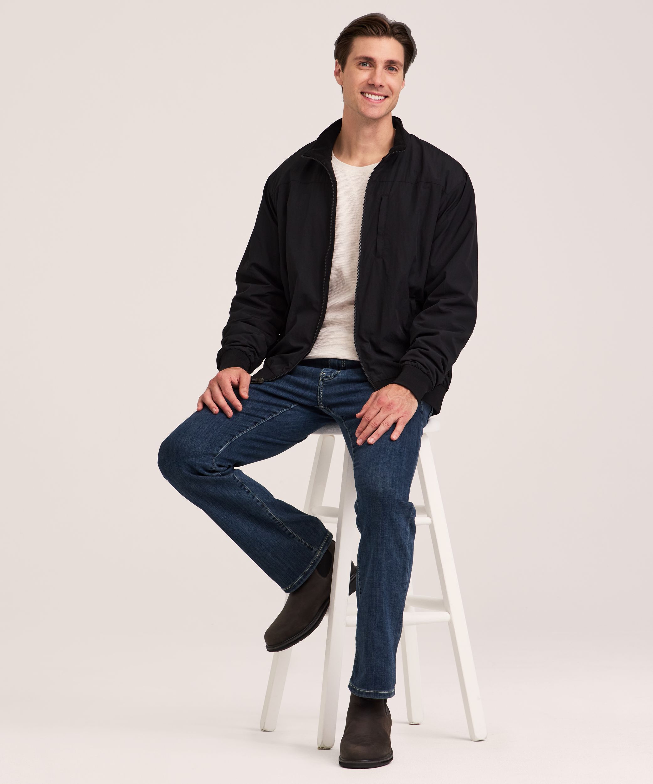 WindRiver Men's T-Max Heat® Reversible Full-Zip Fleece Jacket