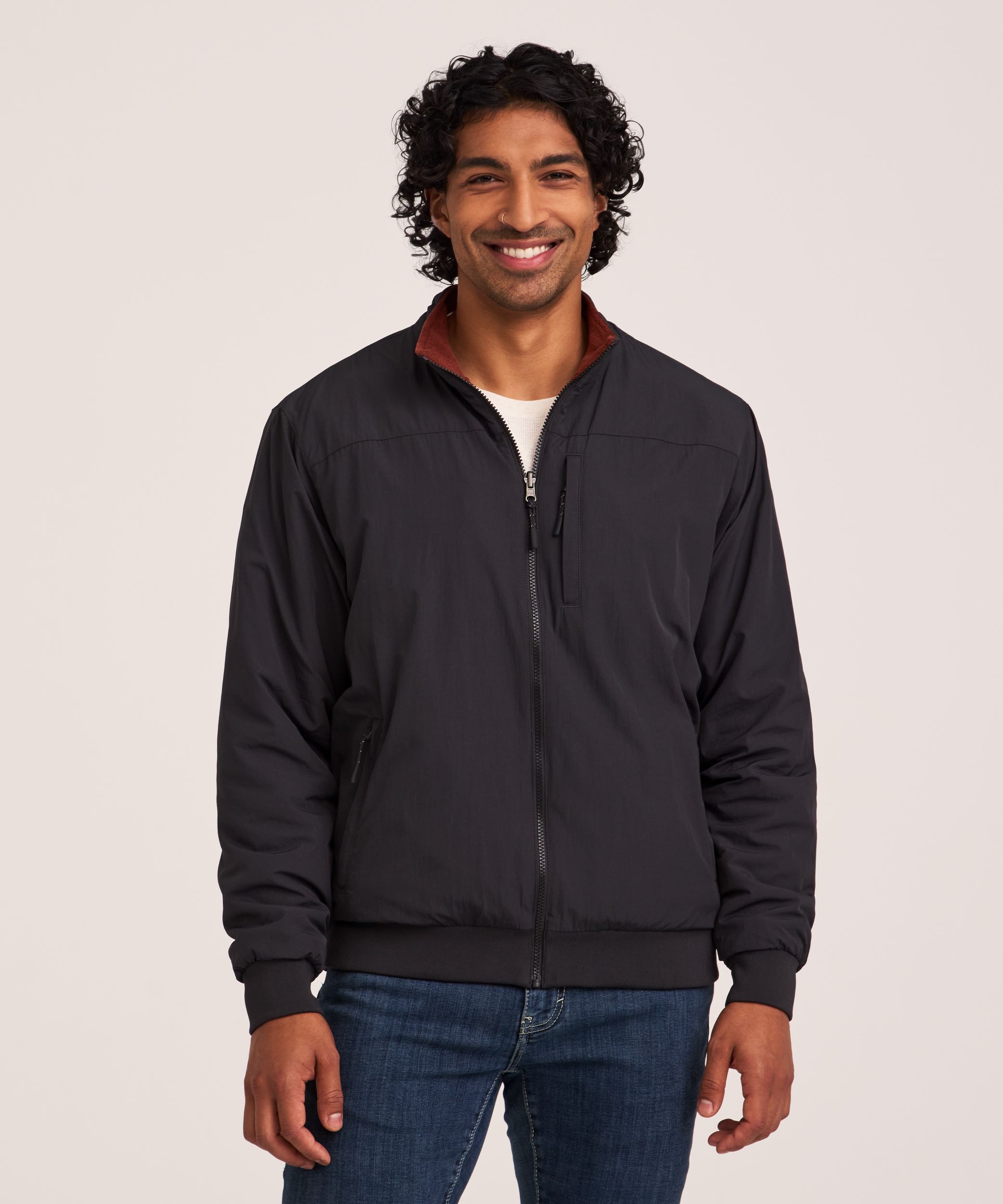 WindRiver Men's T-Max Heat® Reversible Full-Zip Fleece Jacket