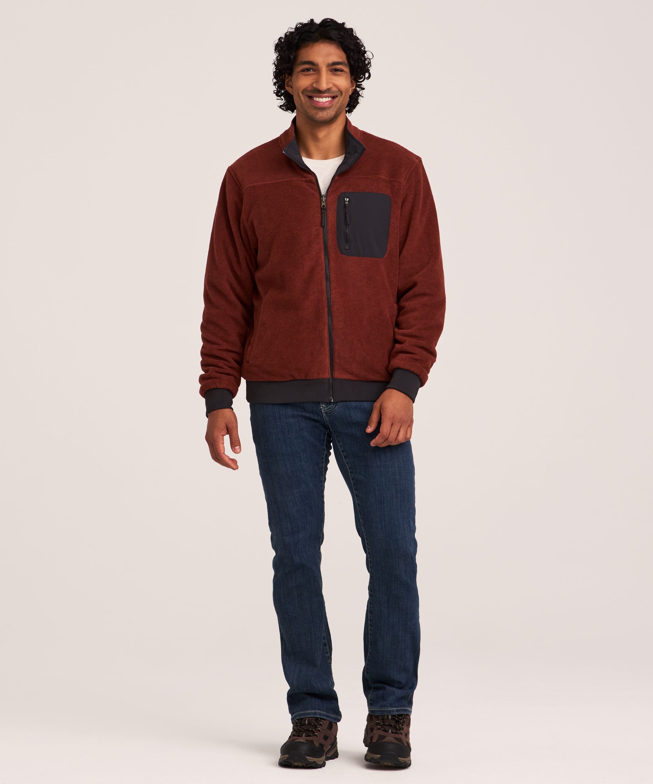 WindRiver Men's T-Max Heat® Reversible Full-Zip Fleece Jacket