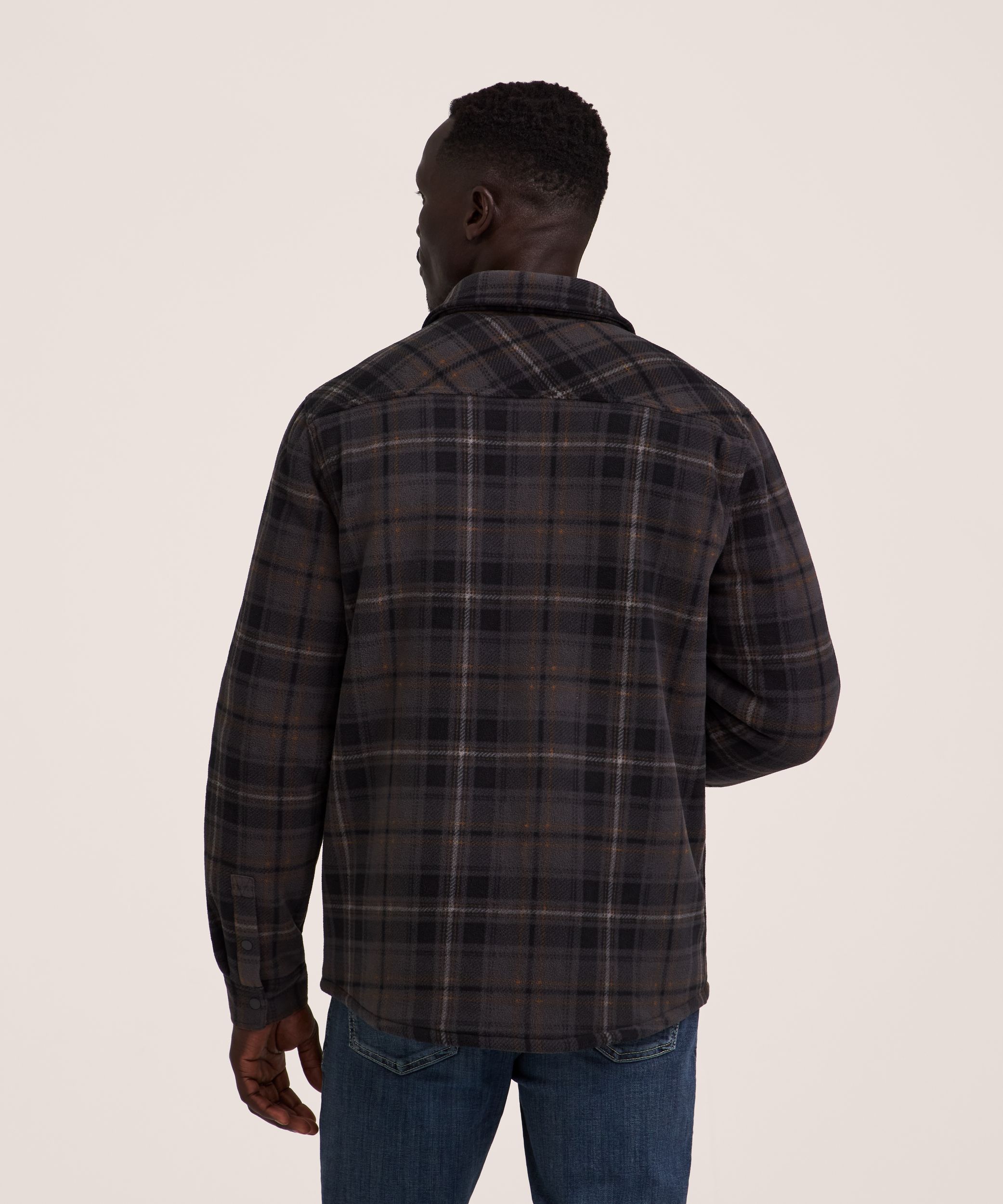 WindRiver Men's T-Max Heat Sherpa Fleece Lined Shacket