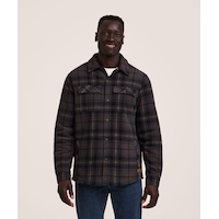 Veste-chemise doublée en sherpa avec T-Max Heat pour hommes, WindRiver Front_Flat