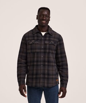 Veste-chemise doublée en sherpa avec T-Max Heat pour hommes, WindRiver