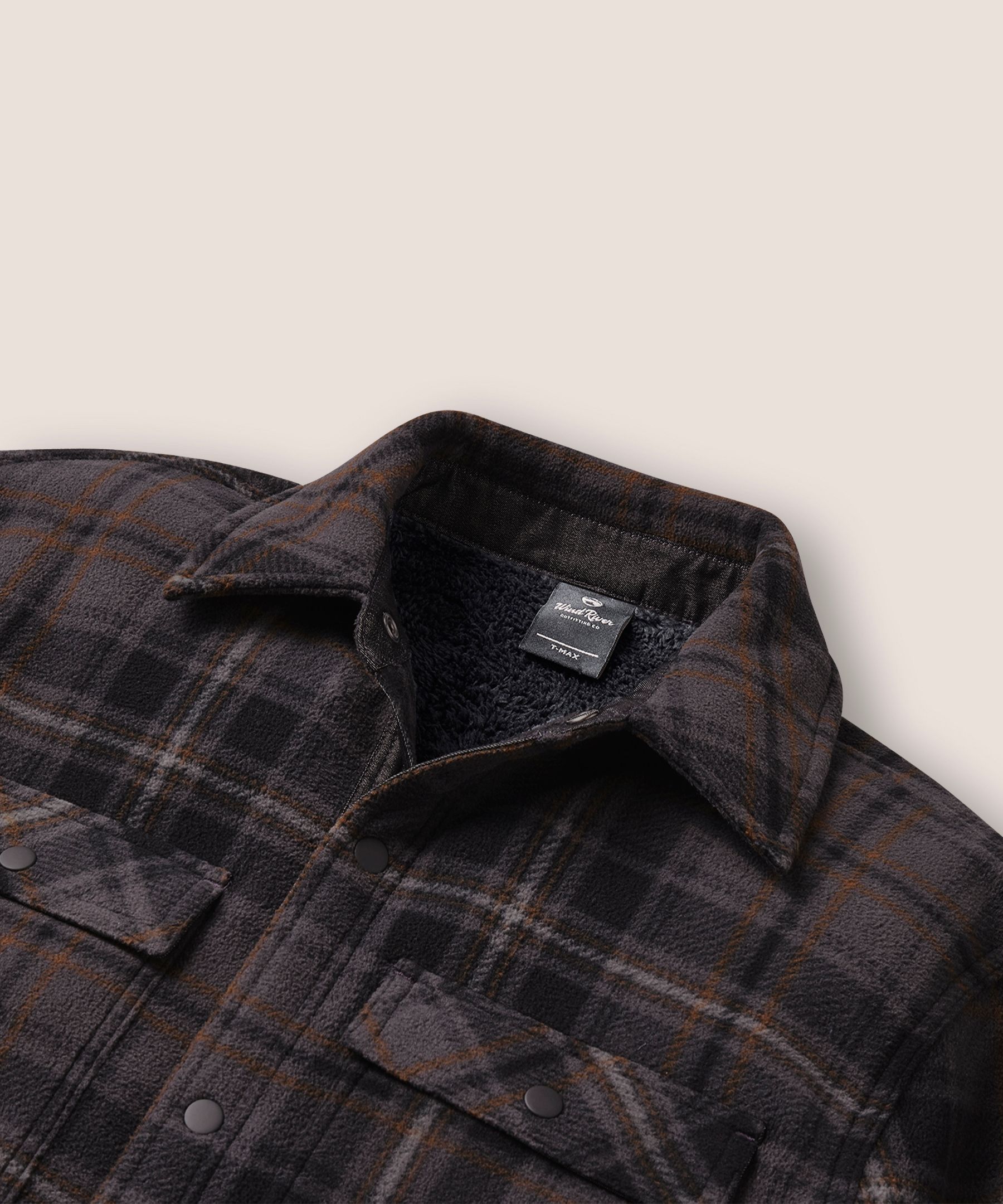 WindRiver Men's T-Max Heat Sherpa Fleece Lined Shacket