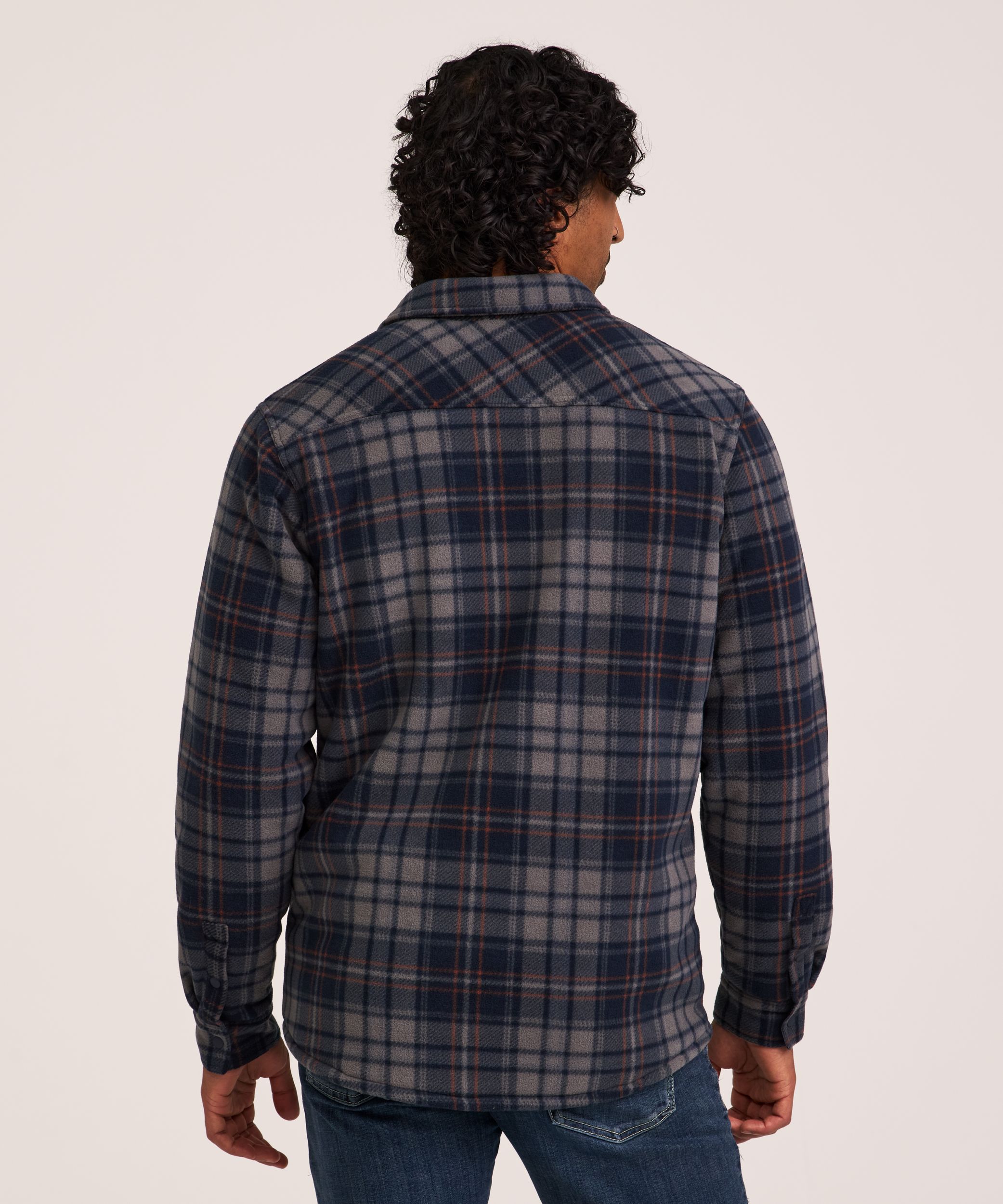 WindRiver Men's T-Max Heat Sherpa Fleece Lined Shacket