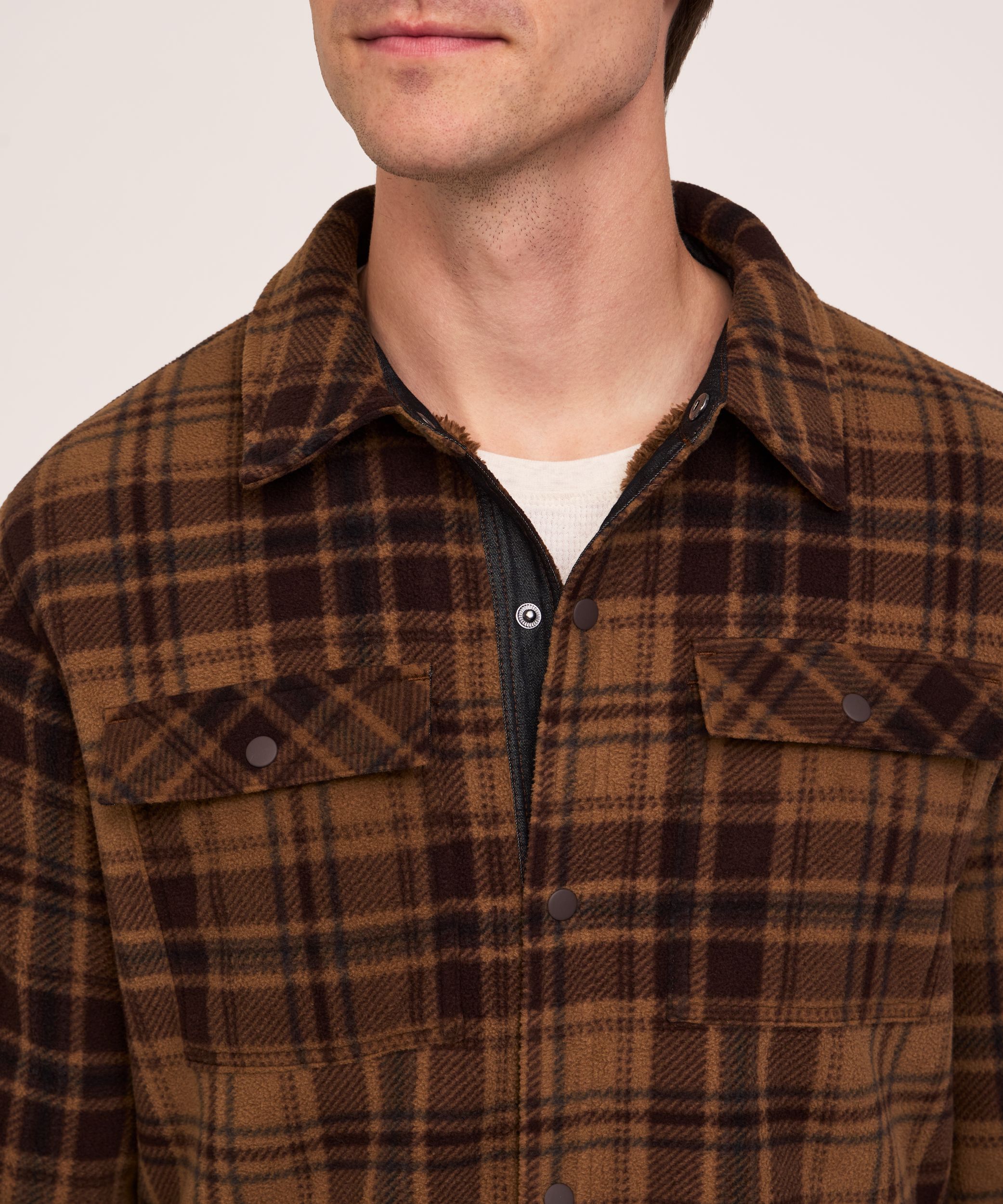 Veste-chemise doublée en sherpa avec T-Max Heat pour hommes, WindRiver