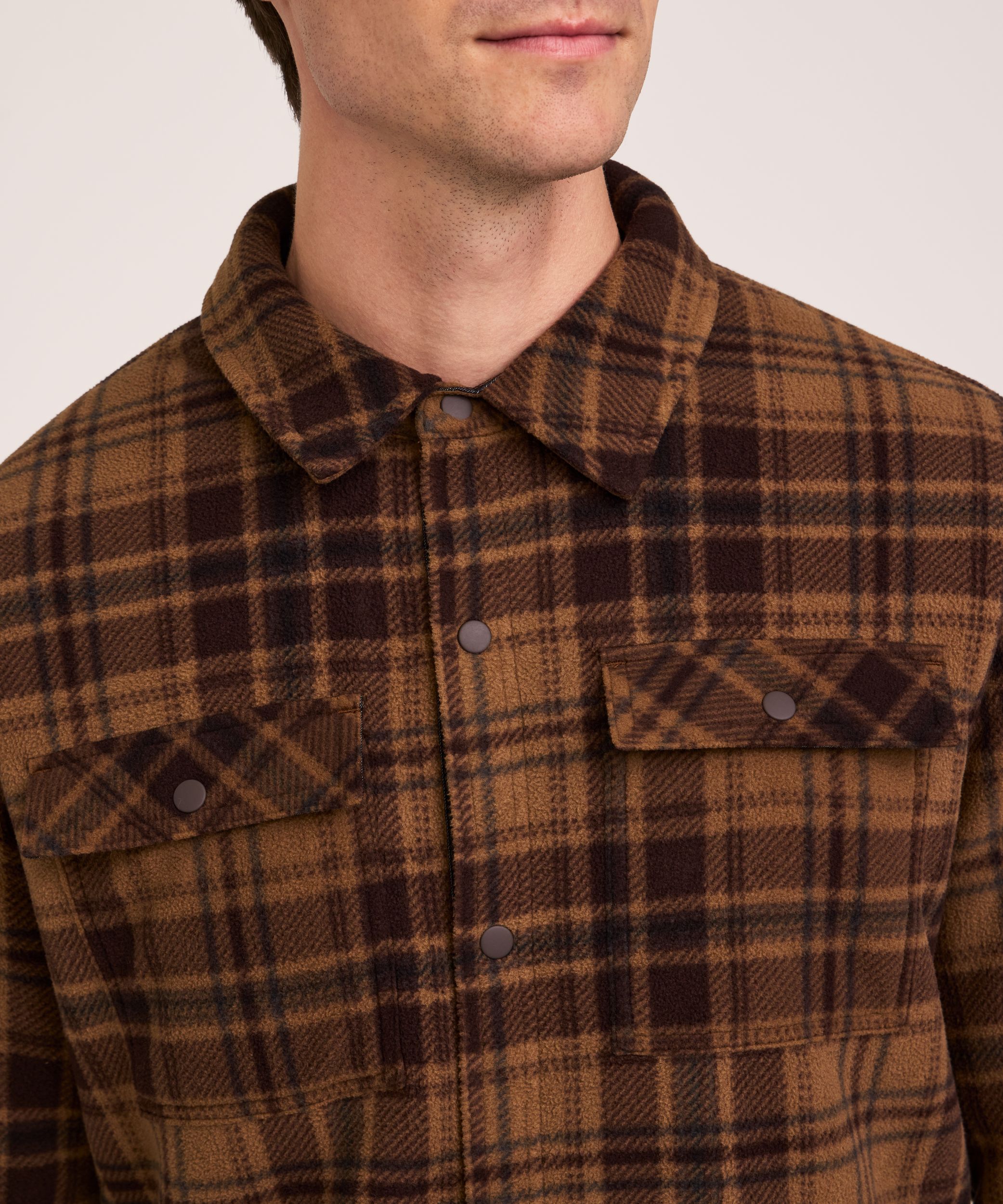 Veste-chemise doublée en sherpa avec T-Max Heat pour hommes, WindRiver