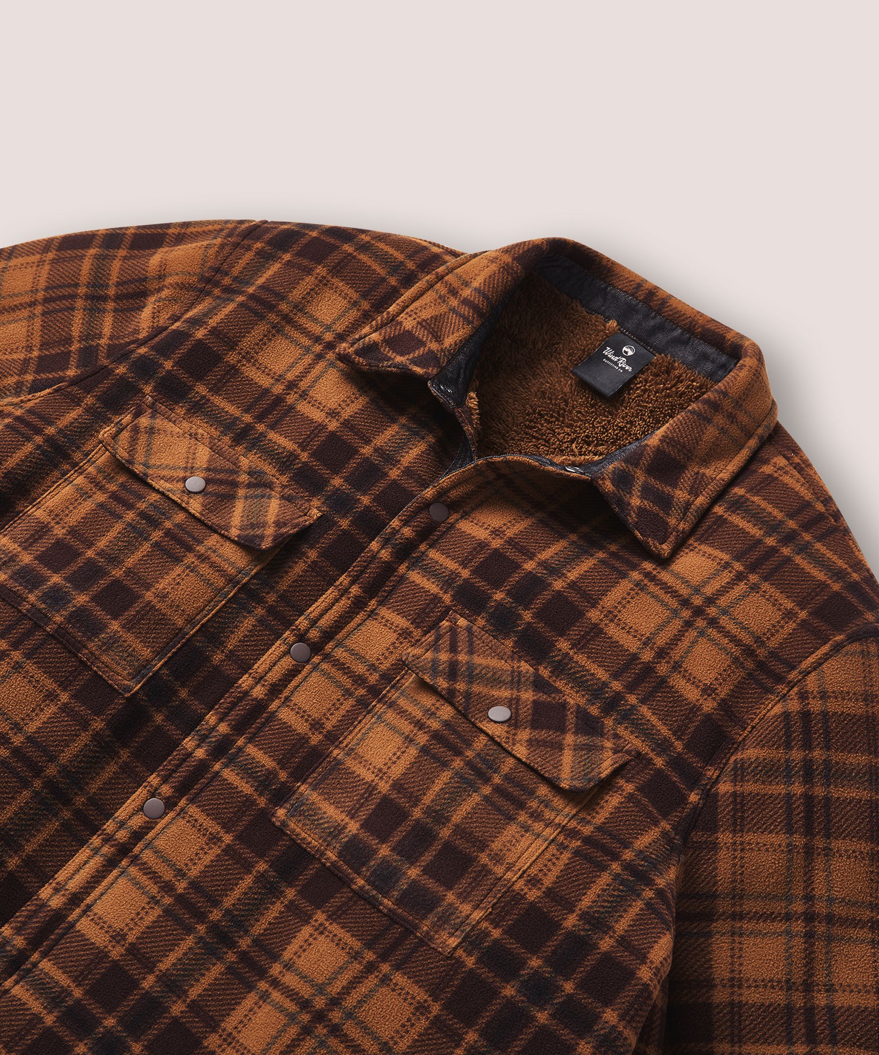 Veste-chemise doublée en sherpa avec T-Max Heat pour hommes, WindRiver