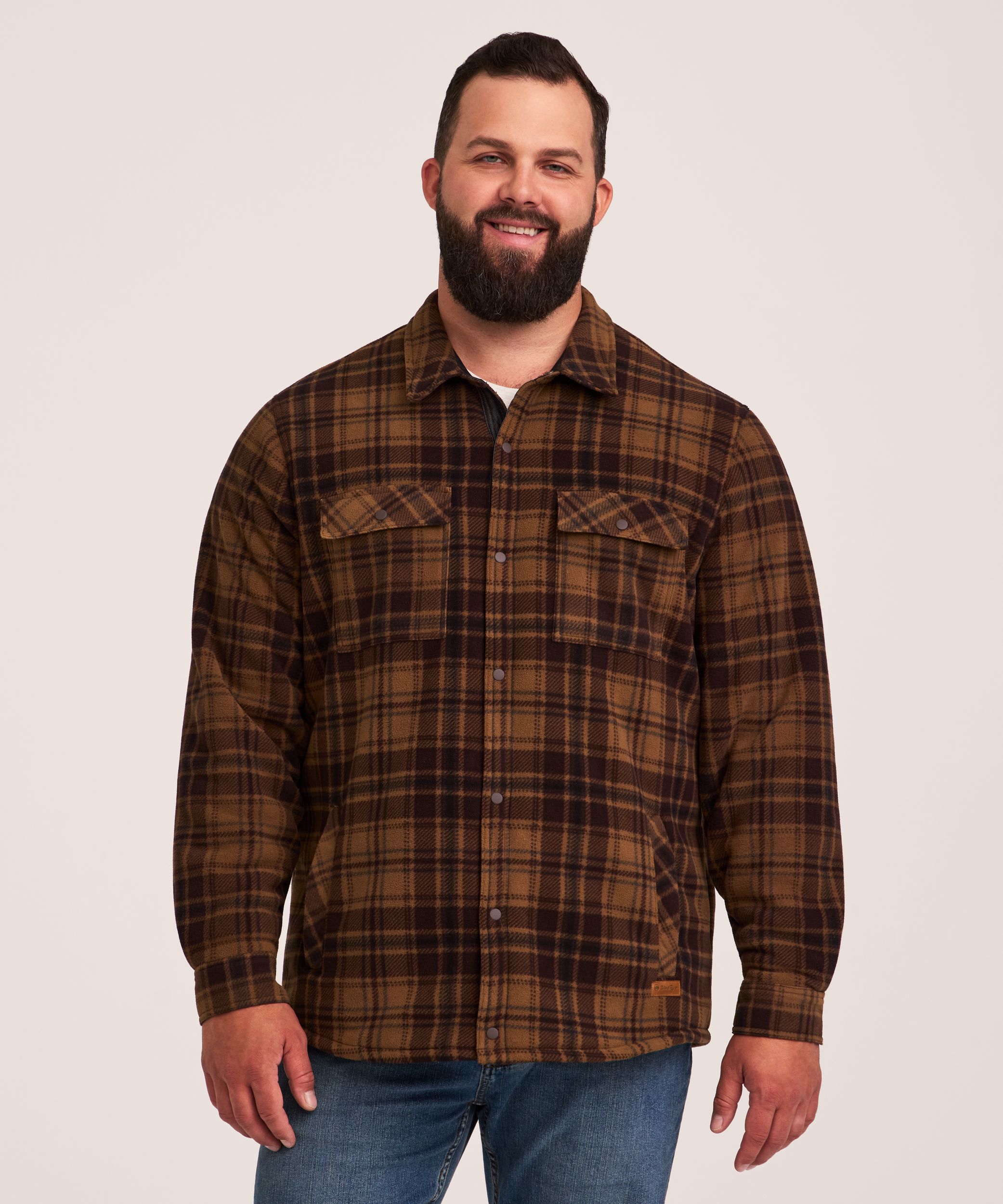 Veste-chemise doublée en sherpa avec T-Max Heat pour hommes, WindRiver
