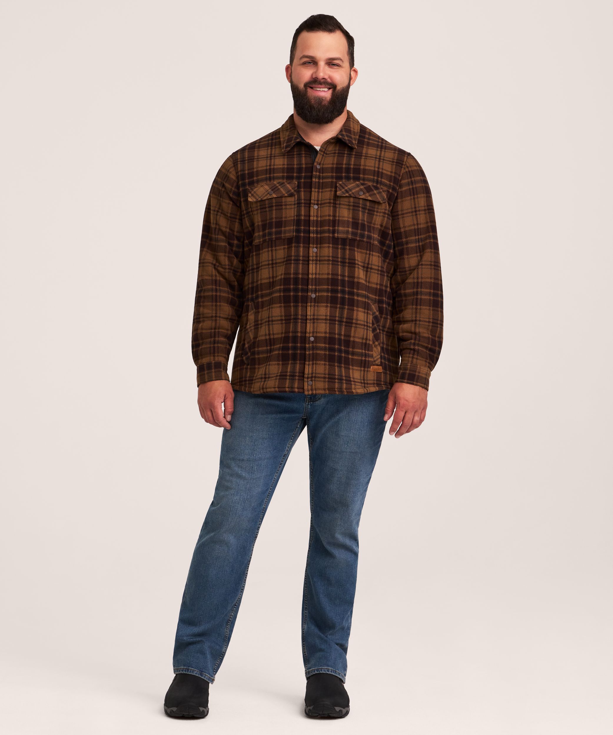 Veste-chemise doublée en sherpa avec T-Max Heat pour hommes, WindRiver