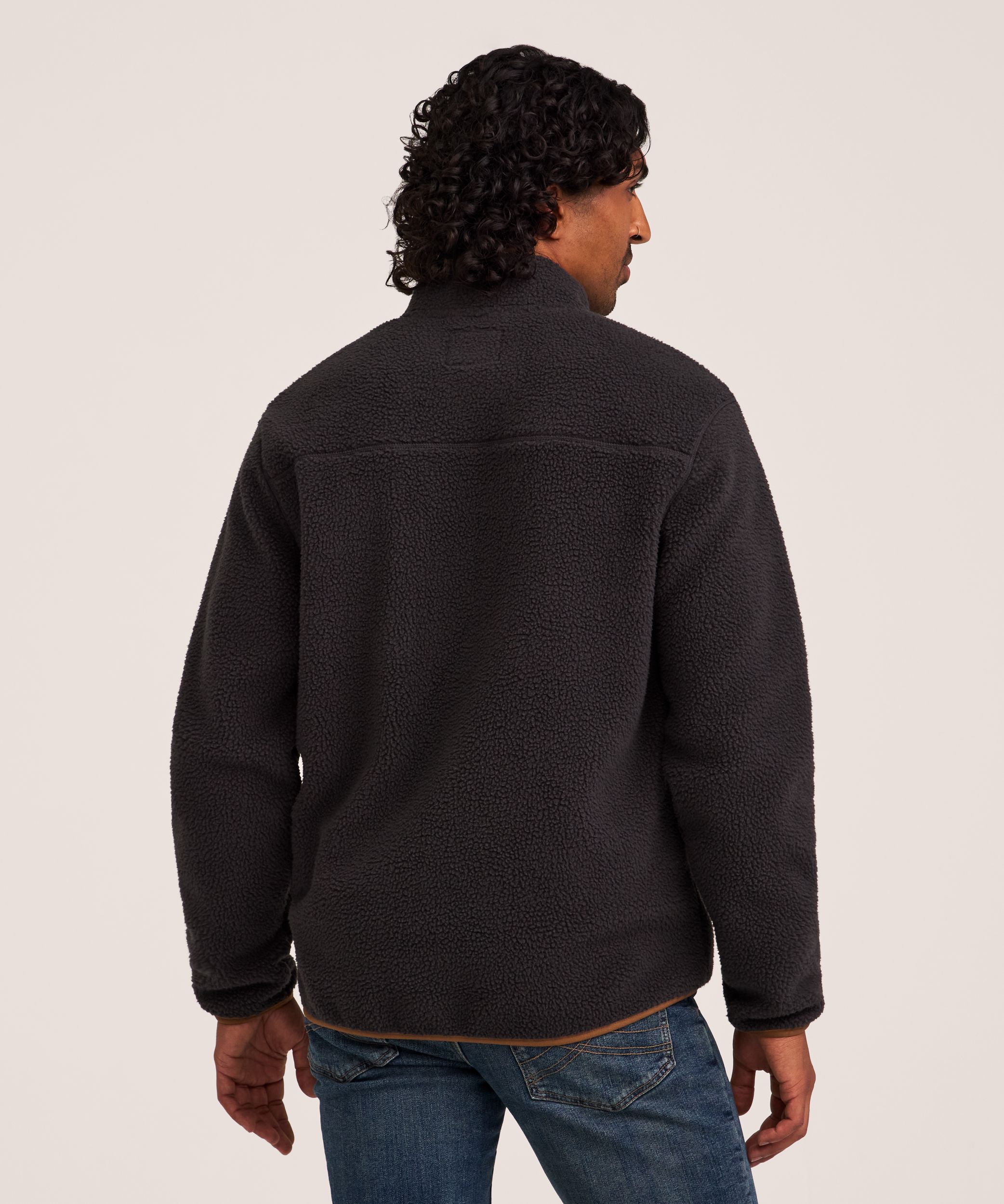 Veste à glissière pleine longueur en molleton sherpa avec T-Max pour hommes, WindRiver