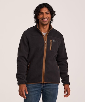 WindRiver Men's T-Max Sherpa Fleece Full Zip Jacket