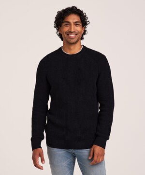Denver Hayes Men's Waffle Crewneck Sweater