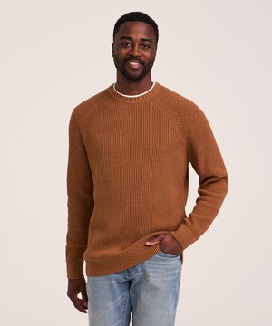 Denver Hayes Men's Waffle Crewneck Sweater