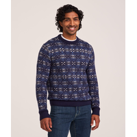 WindRiver Heritage Men's Fair Isle Crewneck Sweater