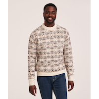 WindRiver Heritage Men's Fair Isle Crewneck Sweater